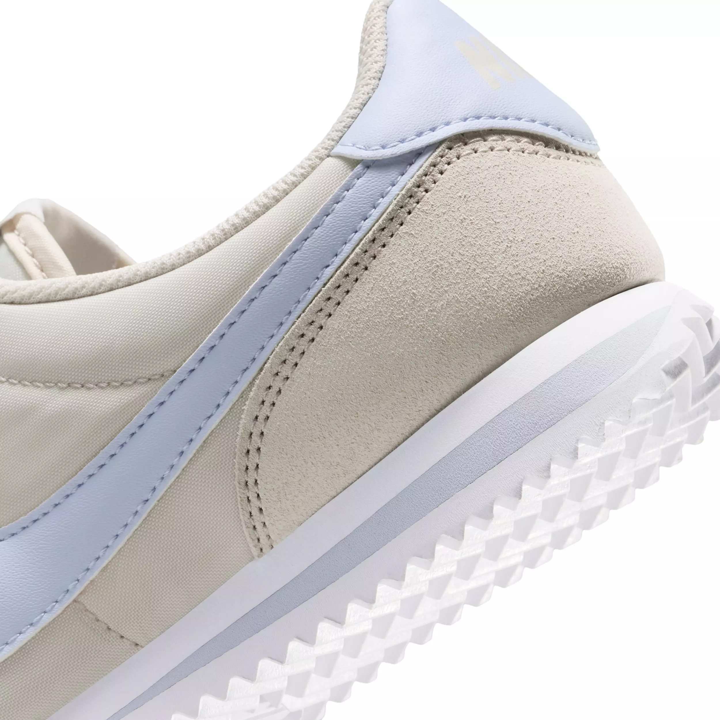Nike Cortez Textile "Light Bone/White/White/Ghost" Grade School Boys' Shoe - LT BONE/WHITE/WHITE/GHOST