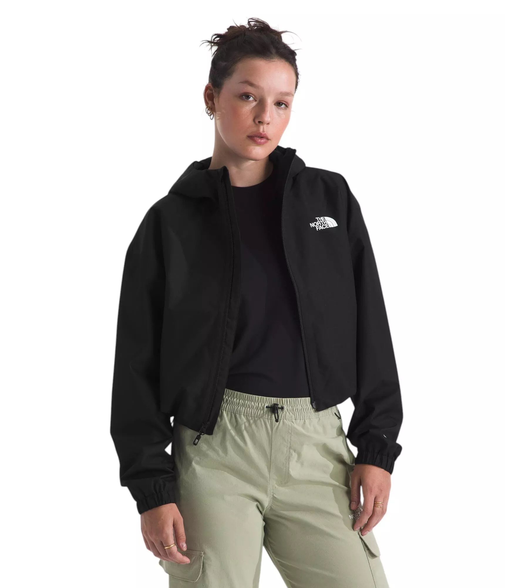 The North Face Women's Quest Cropped Jacket - Black - BLACK