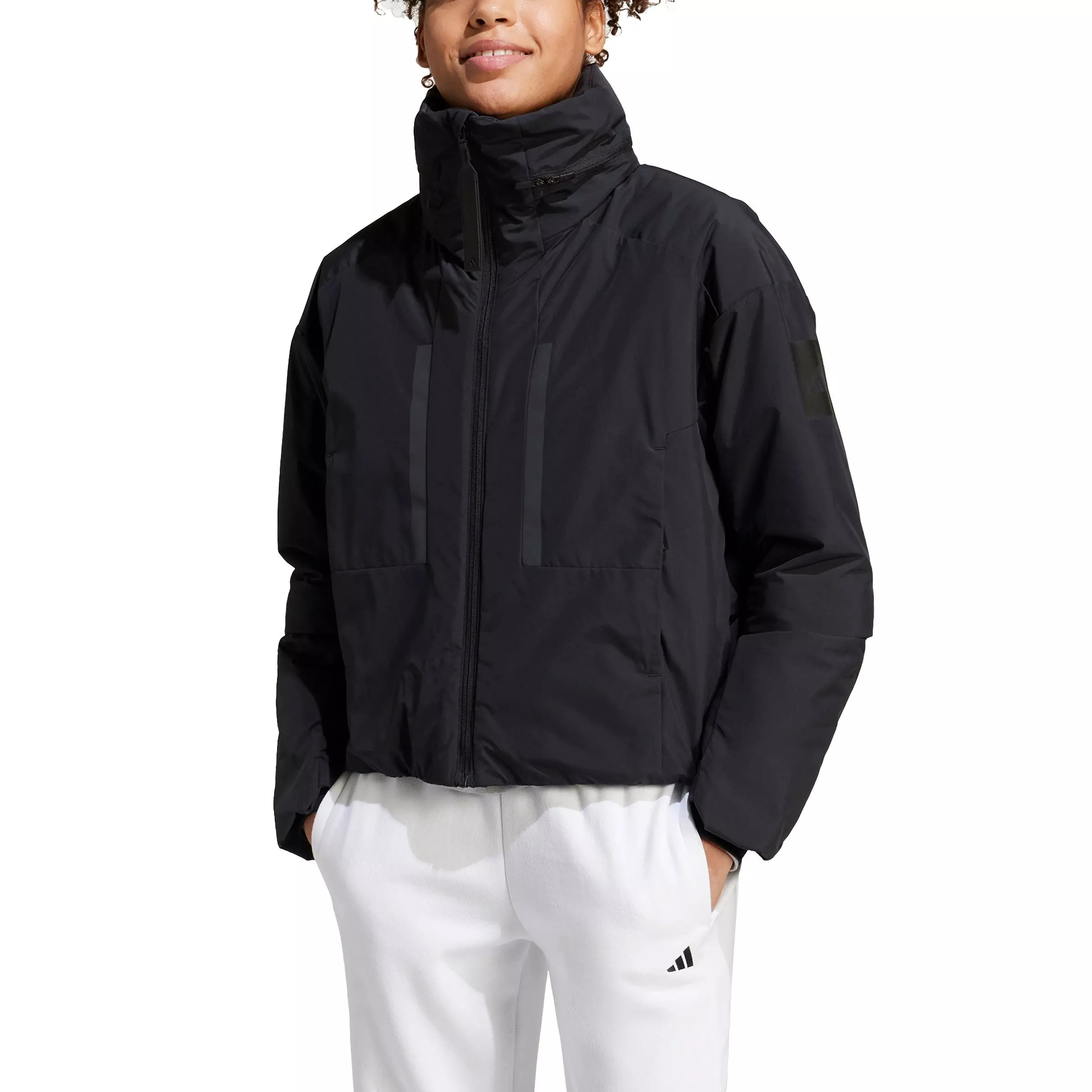 adidas Women's Helionic Light Down Jacket - BLACK