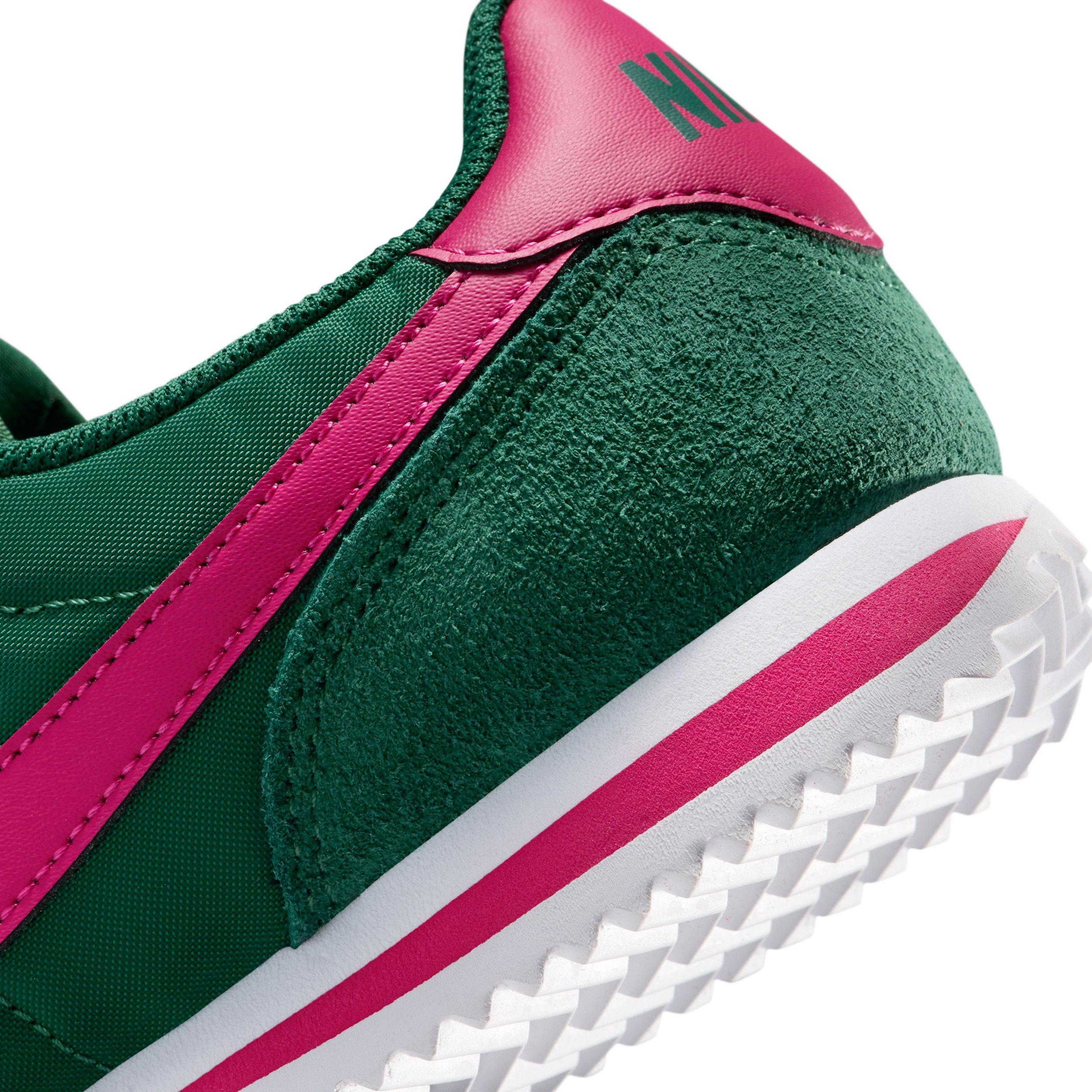 Nike Cortez Textile Grade School Boys' "Gorge Green/White/Wild Cherry" Shoe