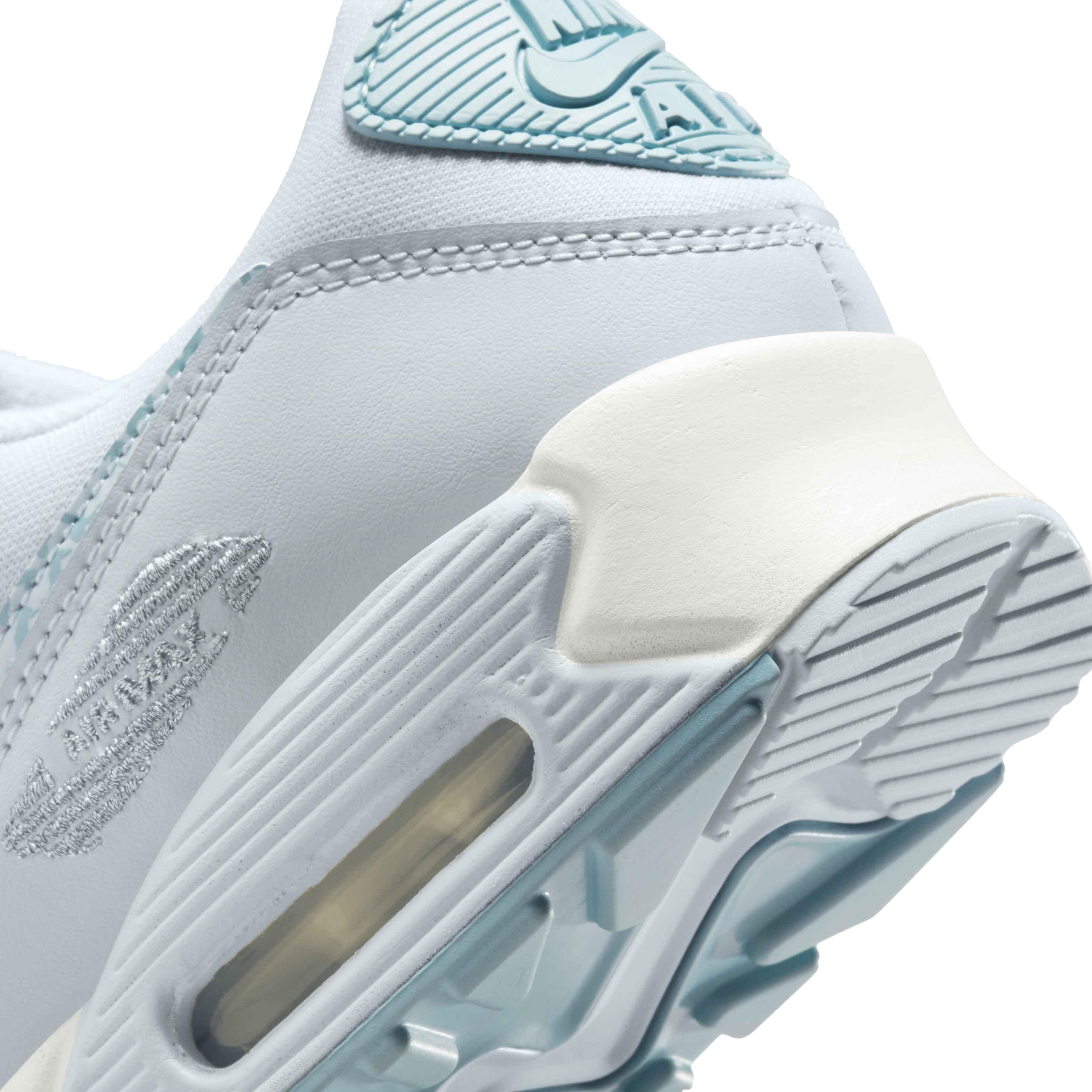 Nike Air Max 90 "Aura/Ocean Cube/Summit White" Women's Shoe - BLUE Thumbnail View 5