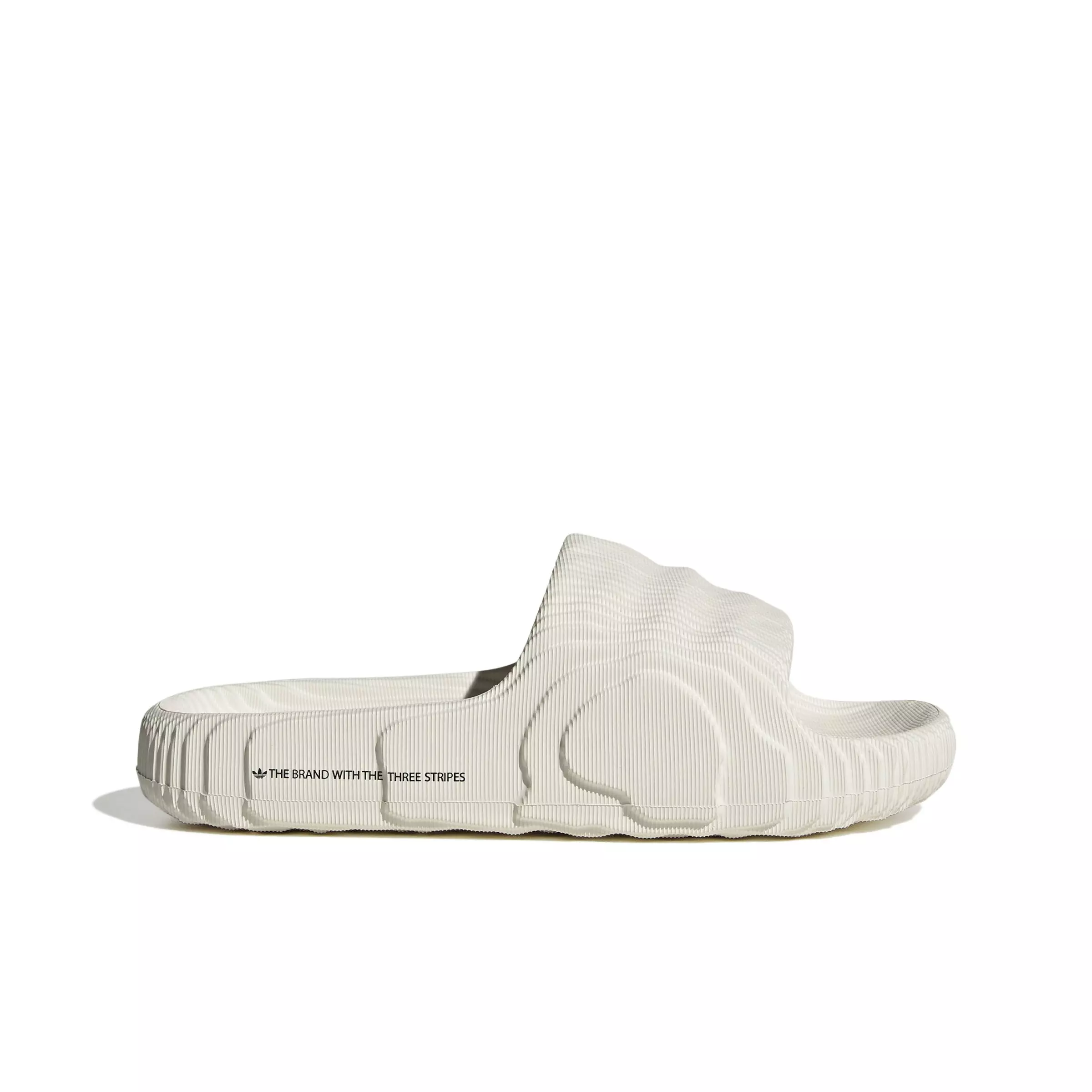 adidas Originals Adilette 22 "Off White/Off White/Core Black" Women's Slide - OFF WHITE/OFF WHITE/BLACK