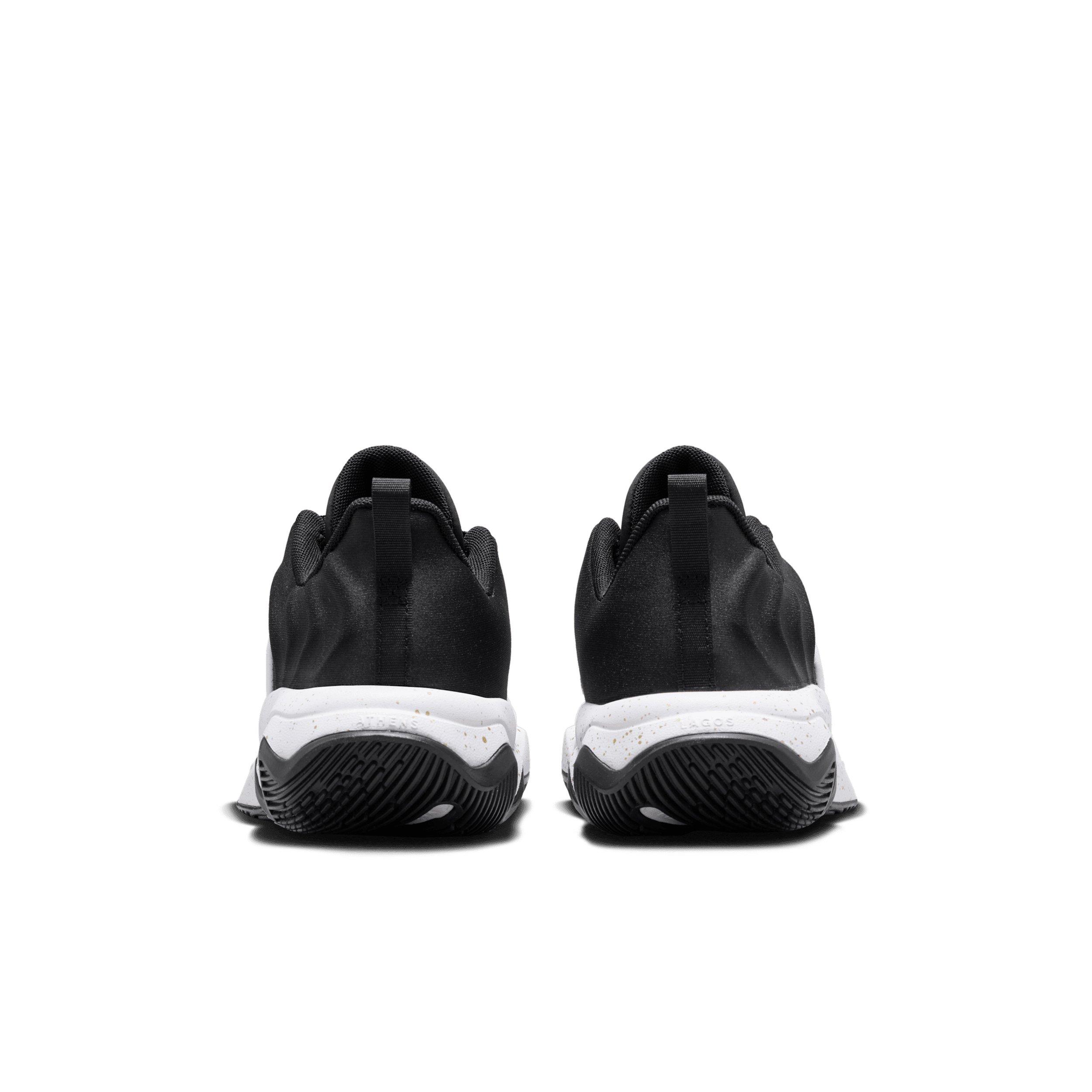 Nike Giannis Immortality 4 Grade School Boys' "Black/White/Metallic Gold" Basketball Shoe