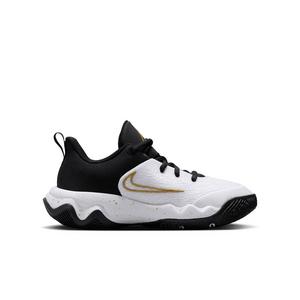 Nike Giannis Immortality 4 "Black/White/Metallic Gold" Grade School Boys' Basketball Shoe