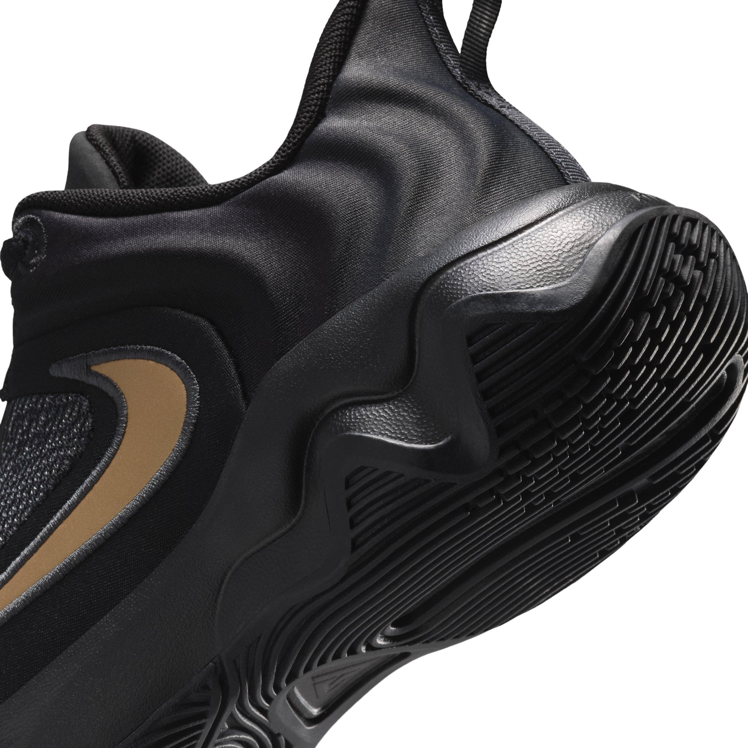 Nike Giannis Immortality 4 Grade School Boys' "Black/Metallic Gold" Basketball Shoe