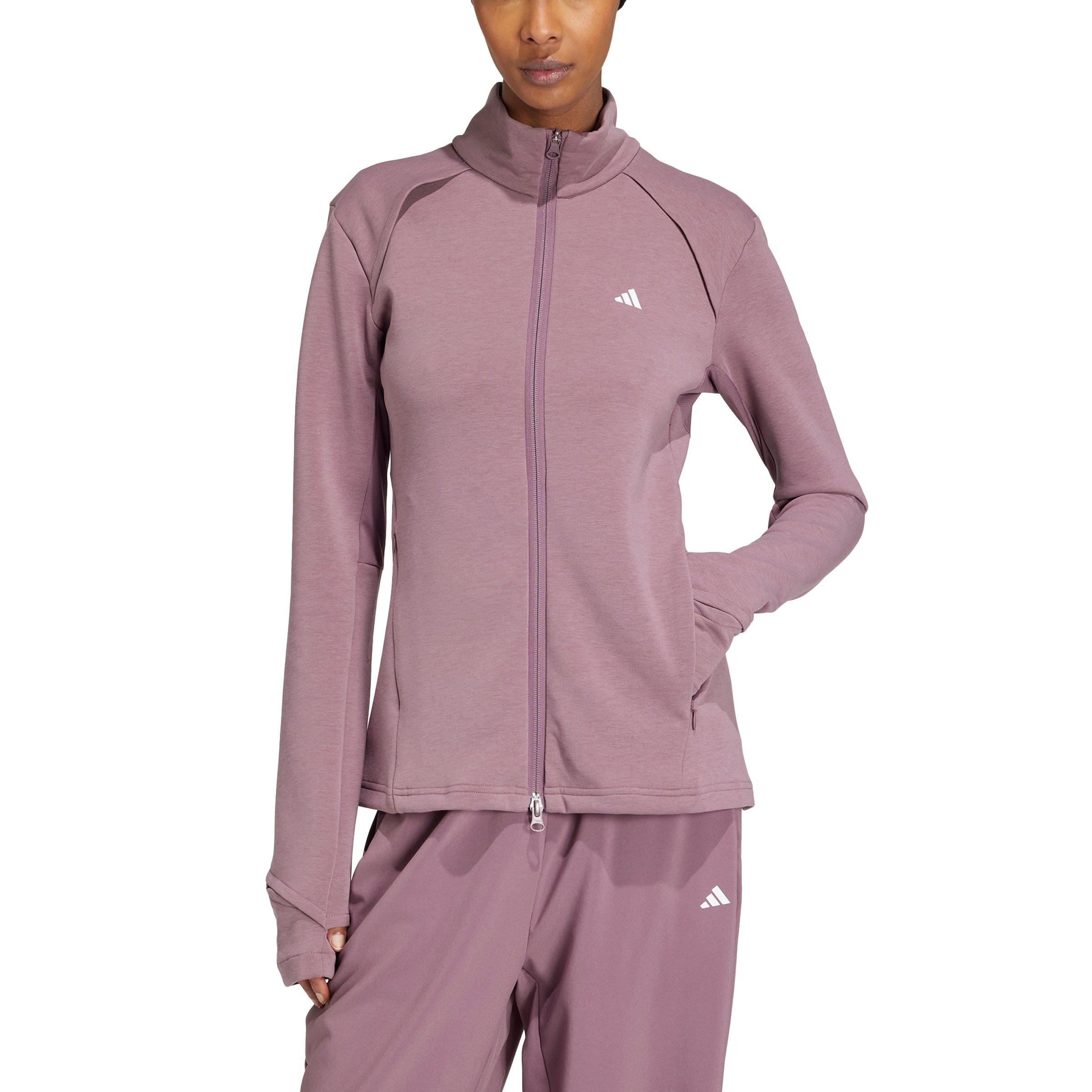 adidas Women's Training Cover-Up Jacket-Purple - PURPLE Thumbnail View 1