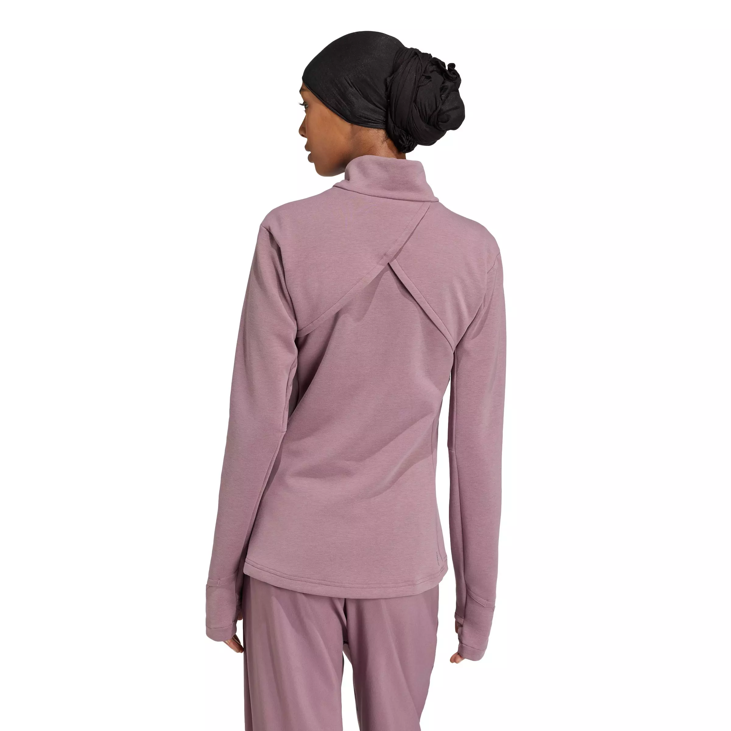 adidas Women's Training Cover-Up Jacket-Purple - PURPLE