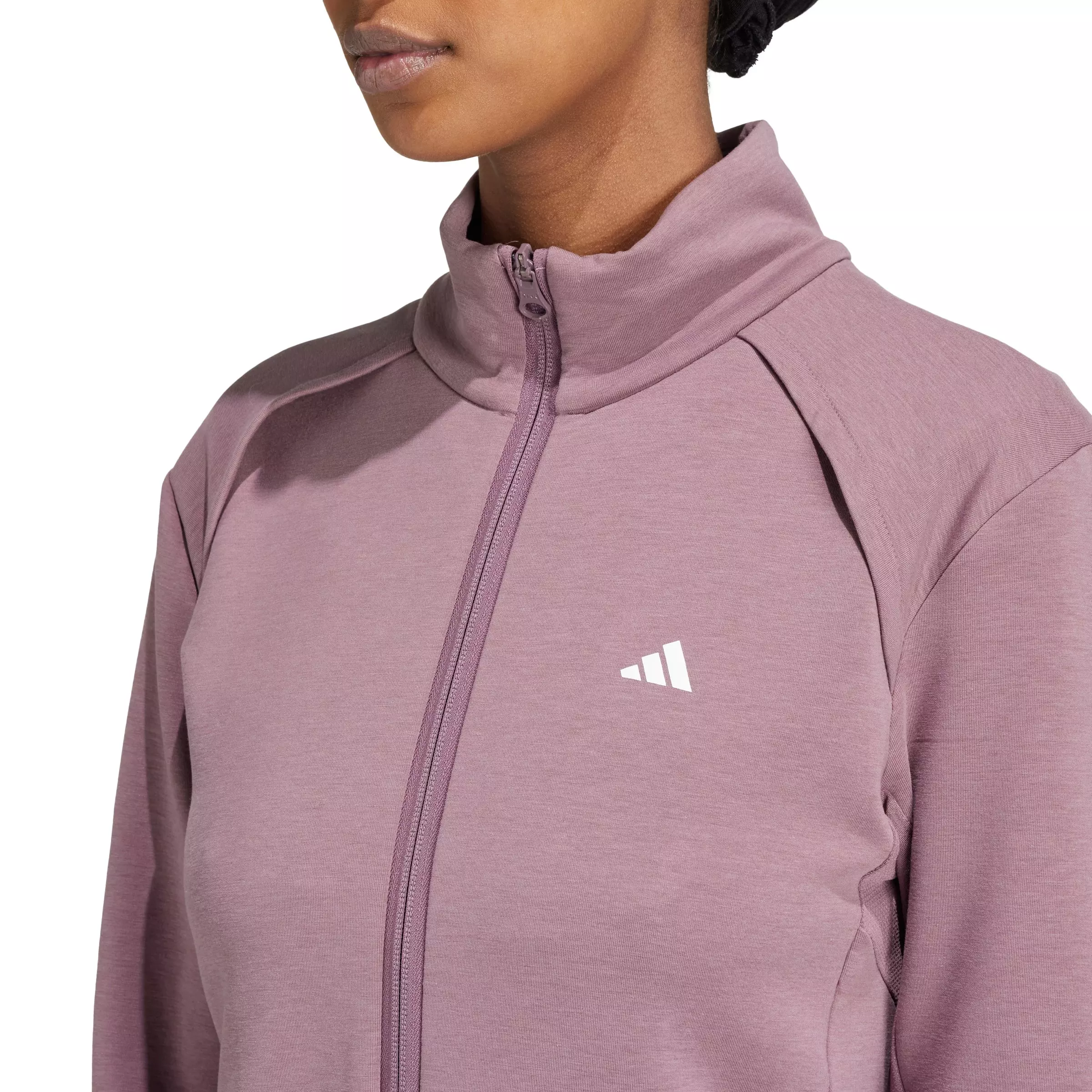 adidas Women's Training Cover-Up Jacket-Purple - PURPLE