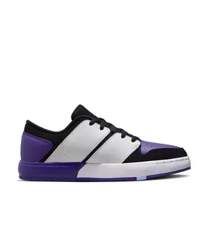 Jordan Nu Retro 1 Low "White/Black/Field Purple" Men's Shoe - Hibbett | City