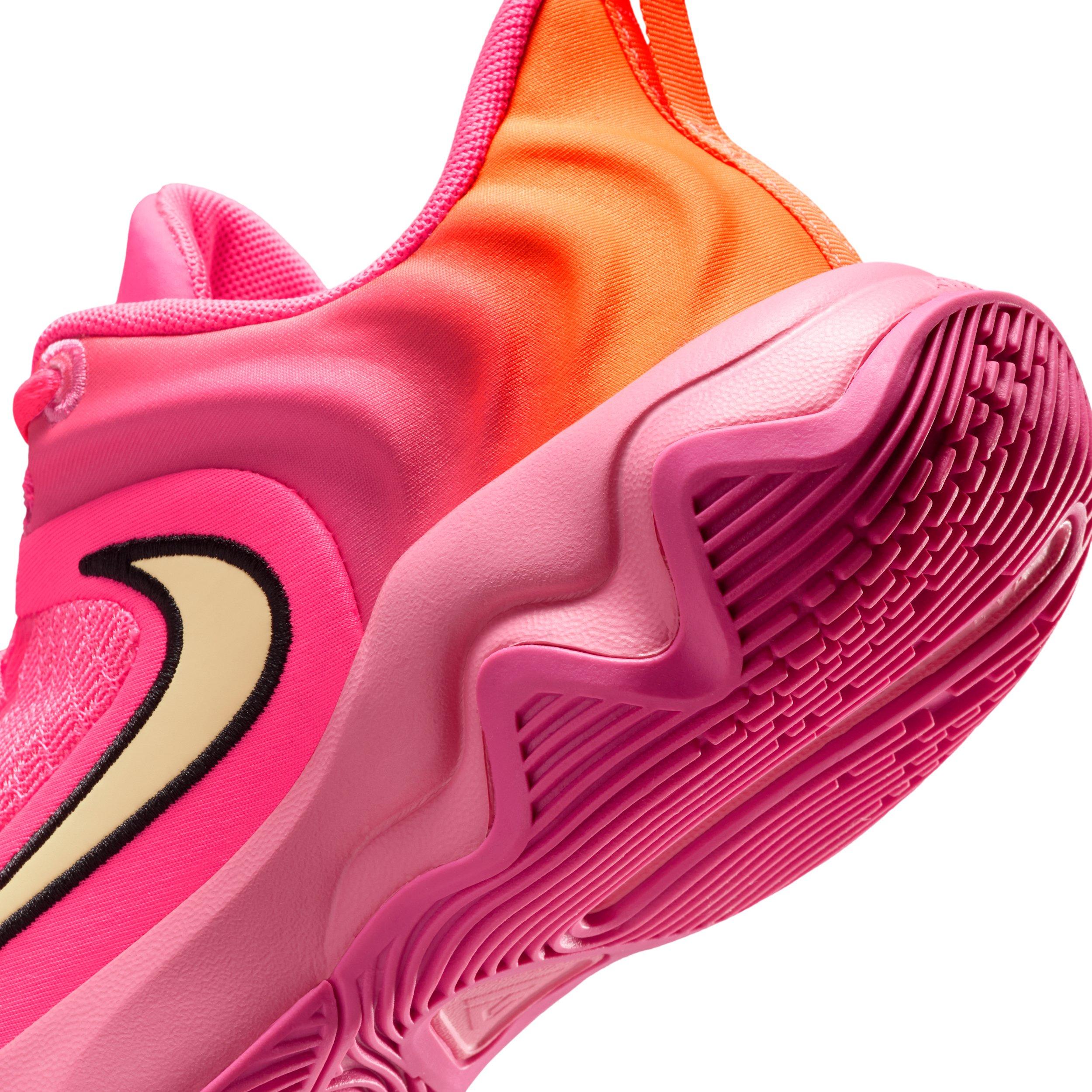 Nike Giannis Immortality 4 Grade School Boys' "Pink/Pinksicle/Orange/Citron Tint" Basketball Shoe