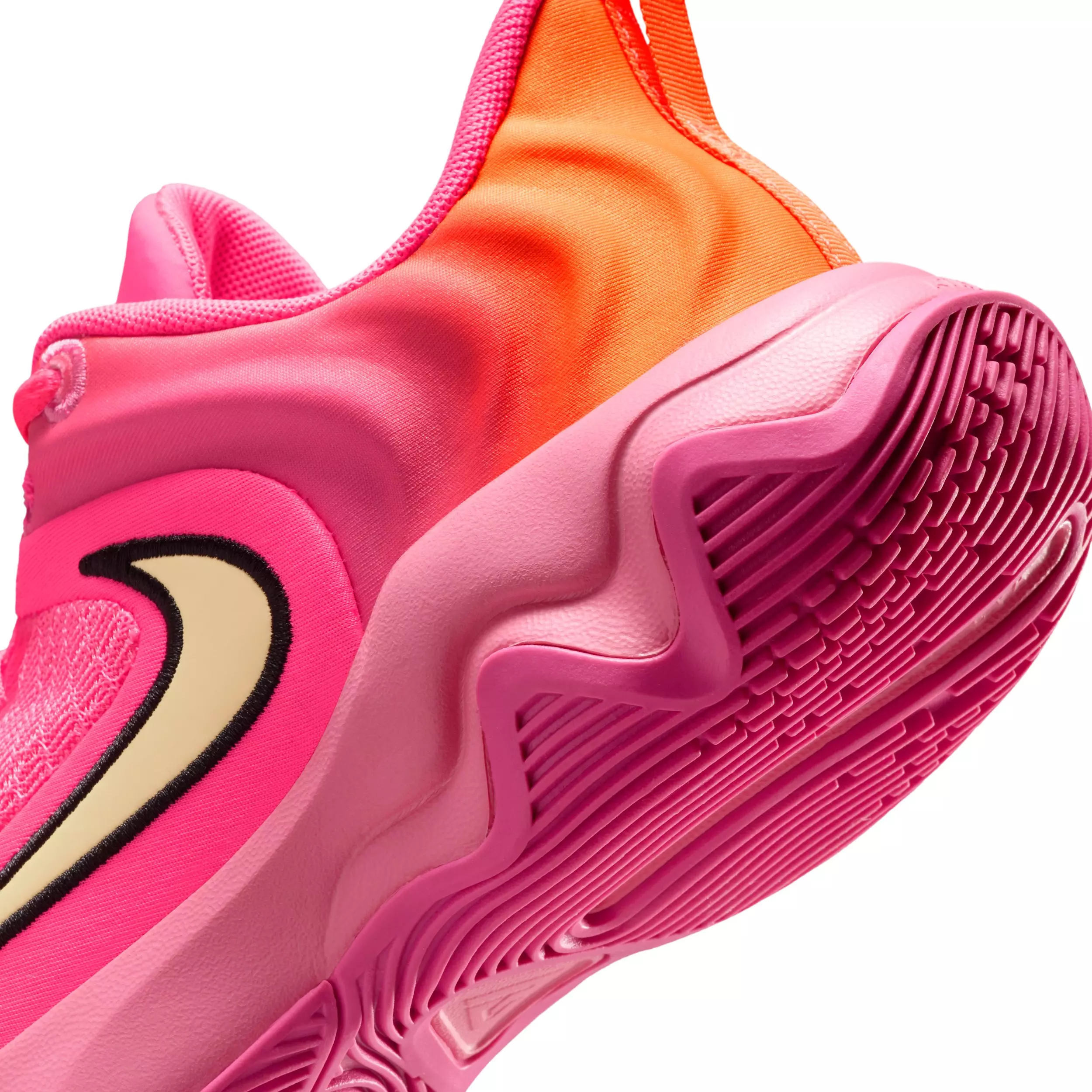 Nike Giannis Immortality 4 "Pink/Pinksicle/Orange/Citron Tint" Grade School Boys' Basketball Shoe - PINK/PINKSICLE/ORANGE/CITRON