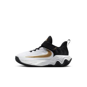 Nike Giannis Immortality 4 "Black/White/Metallic Gold" Preschool Boys' Basketball Shoe