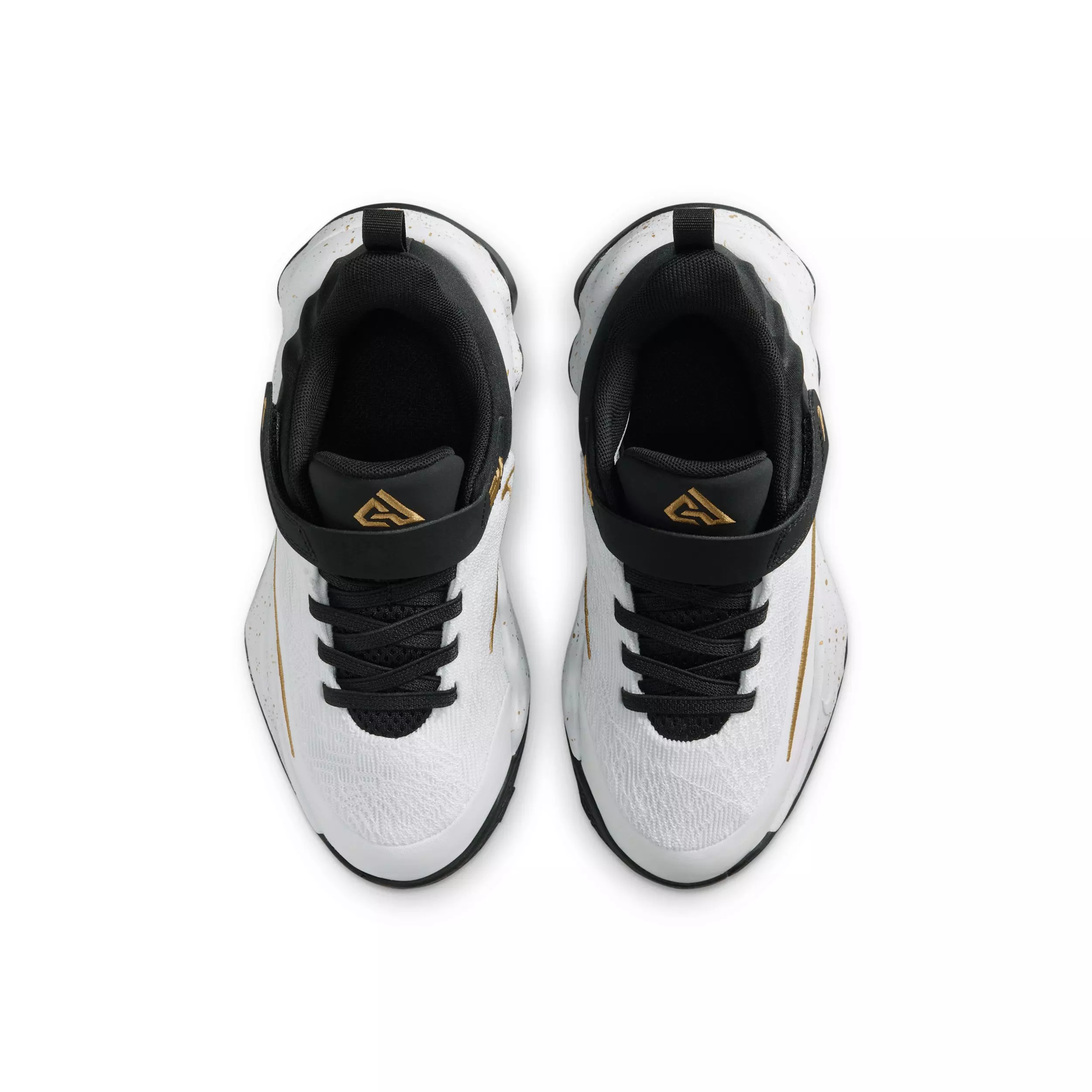 Nike Giannis Immortality 4 "Black/White/Metallic Gold" Preschool Boys' Basketball Shoe - BLACK/WHITE/GOLD