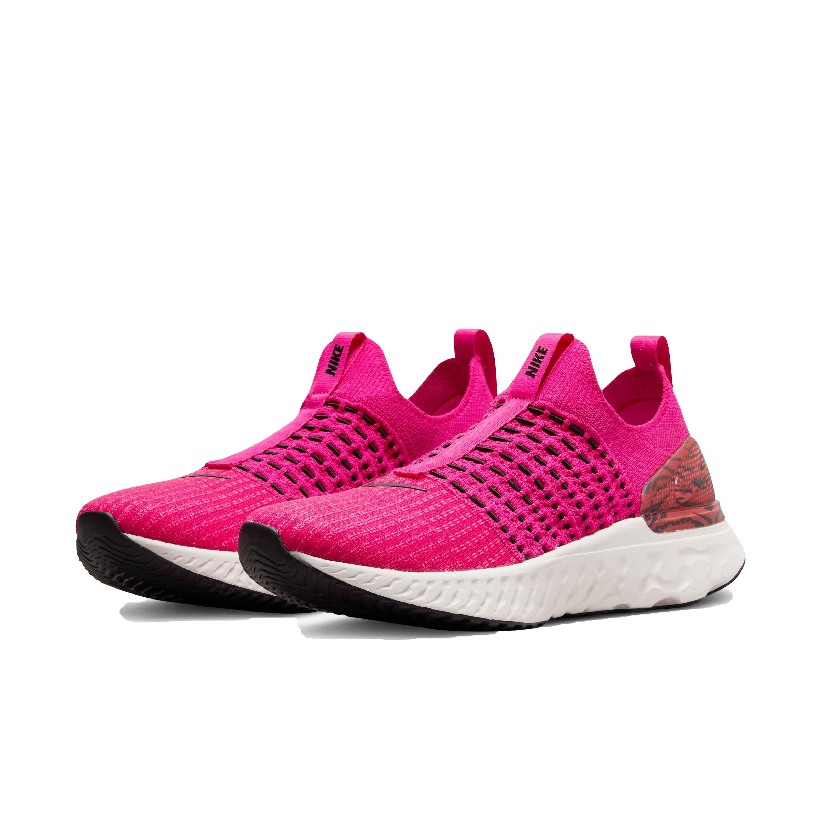 Nike Phantom Run FK2 "Pink/Black/Habanero" Women's Running Shoe - PINK Thumbnail View 4