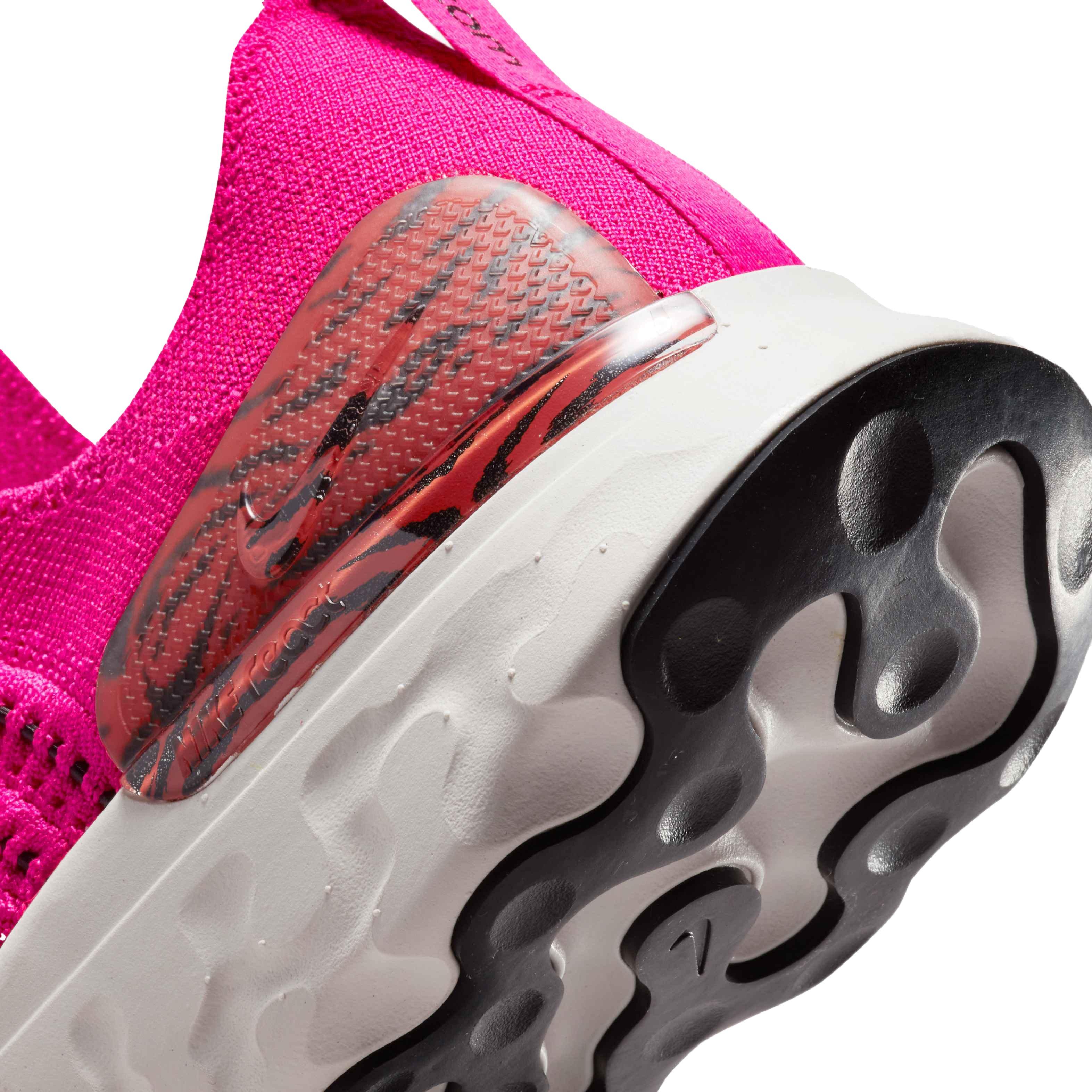 Nike Phantom Run FK2 "Pink/Black/Habanero" Women's Running Shoe - PINK Thumbnail View 7