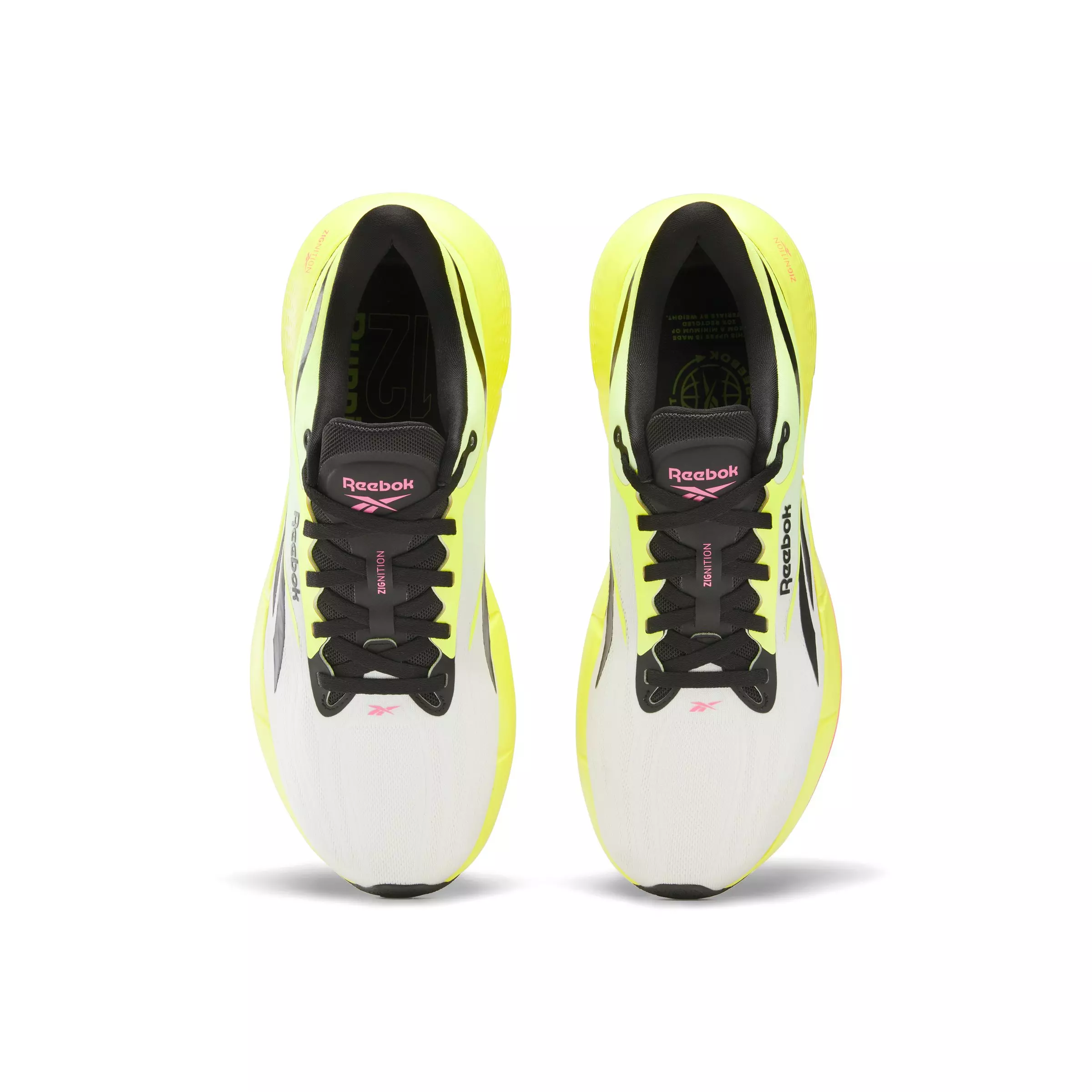 Reebok Zignition "Black/Yellow" Men's Running Shoe - BLACK/YELLOW