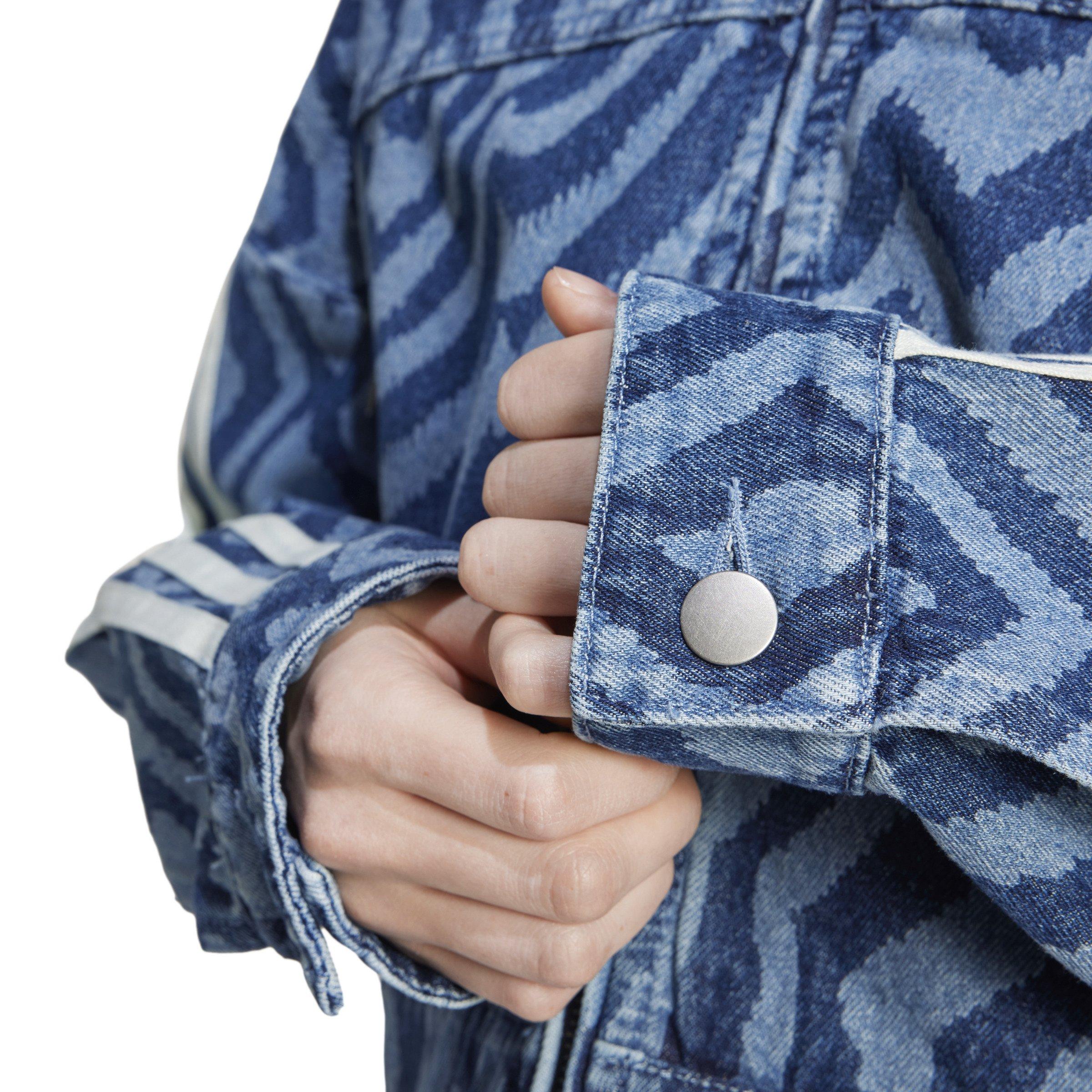 ADIDAS × FARM RIO デニムジャケット 新品 adidas Originals Women's x FARM Rio Denim Track Jacket