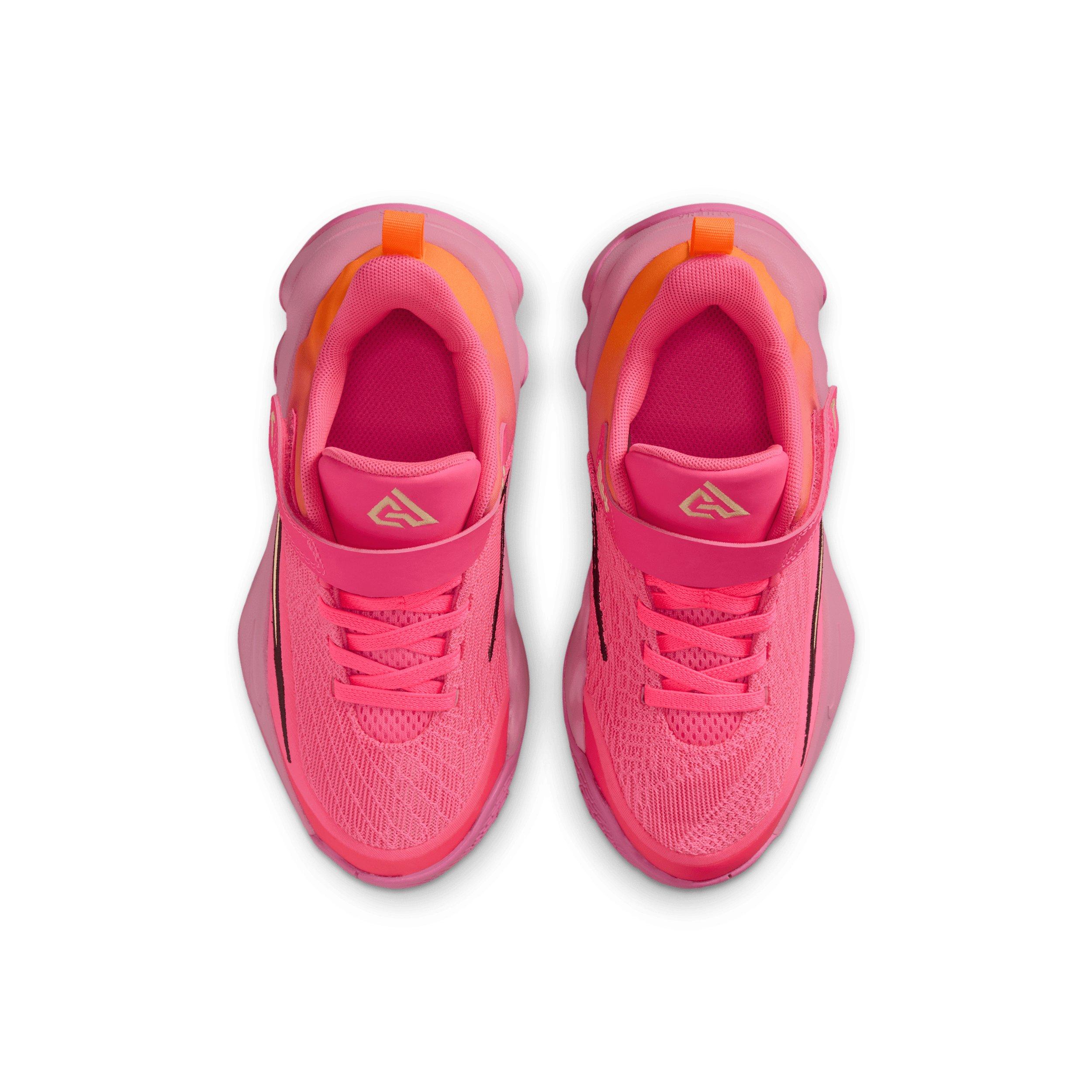 Nike Giannis Immortality 4 Preschool Boys' "Hyper Pink/Pinksicle/Orange/Citron Tint" Basketball Shoe