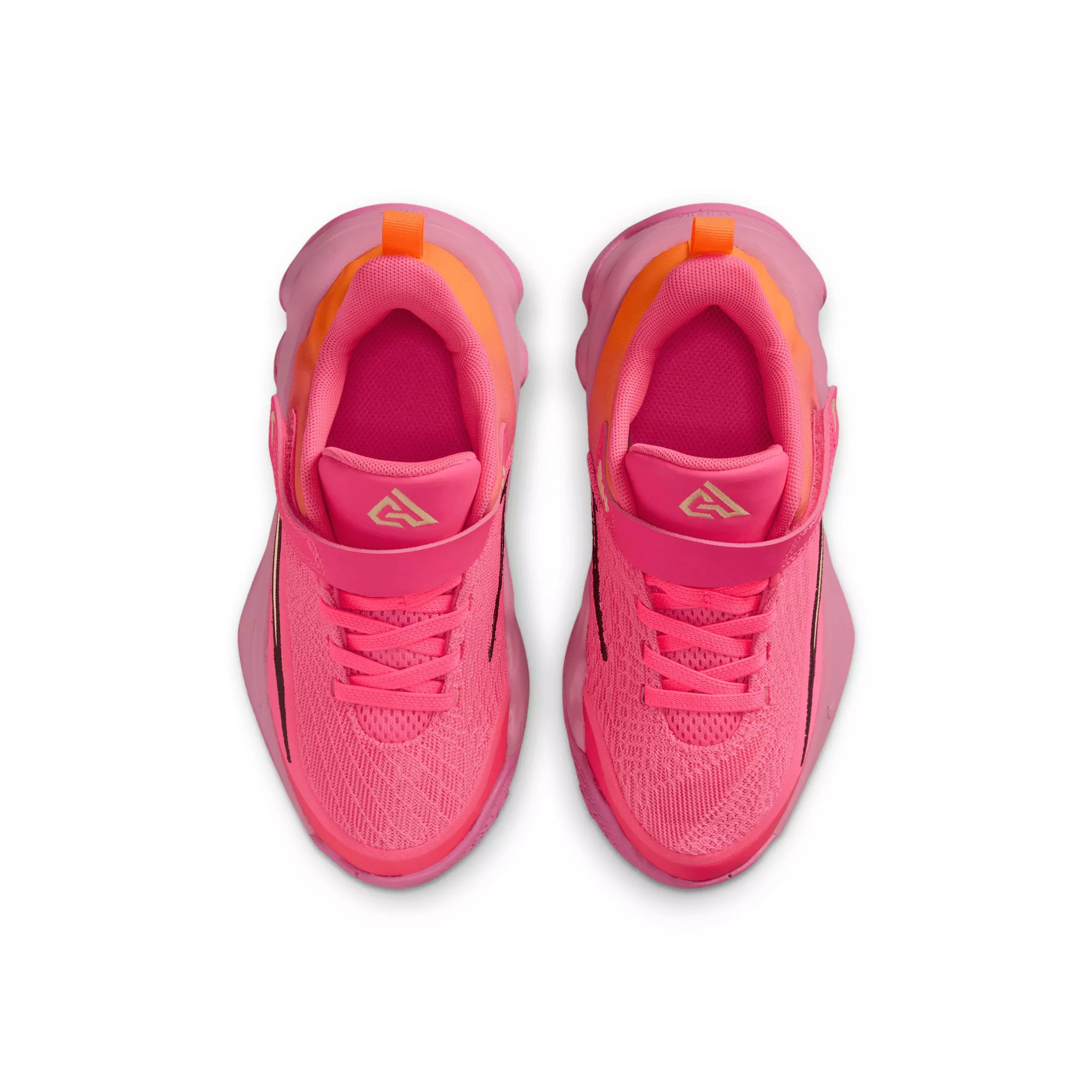 Nike Giannis Immortality 4 "Hyper Pink/Pinksicle/Orange/Citron Tint" Preschool Boys' Basketball Shoe - PINK/PINKSICLE/ORANGE/CITRON