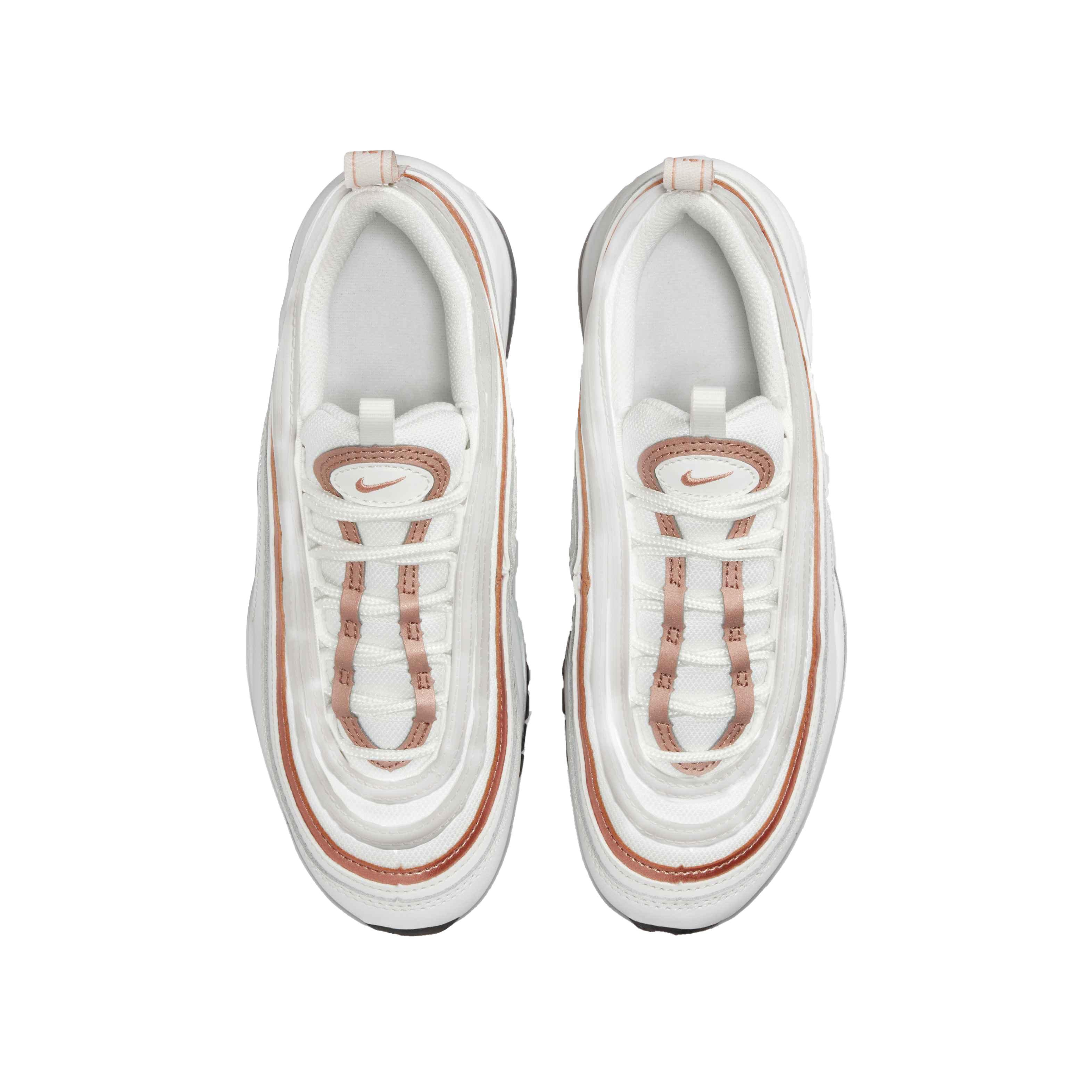 Nike Air Max 97 "White/Bronze" Grade School Boys' Shoe - WHITE Thumbnail View 1