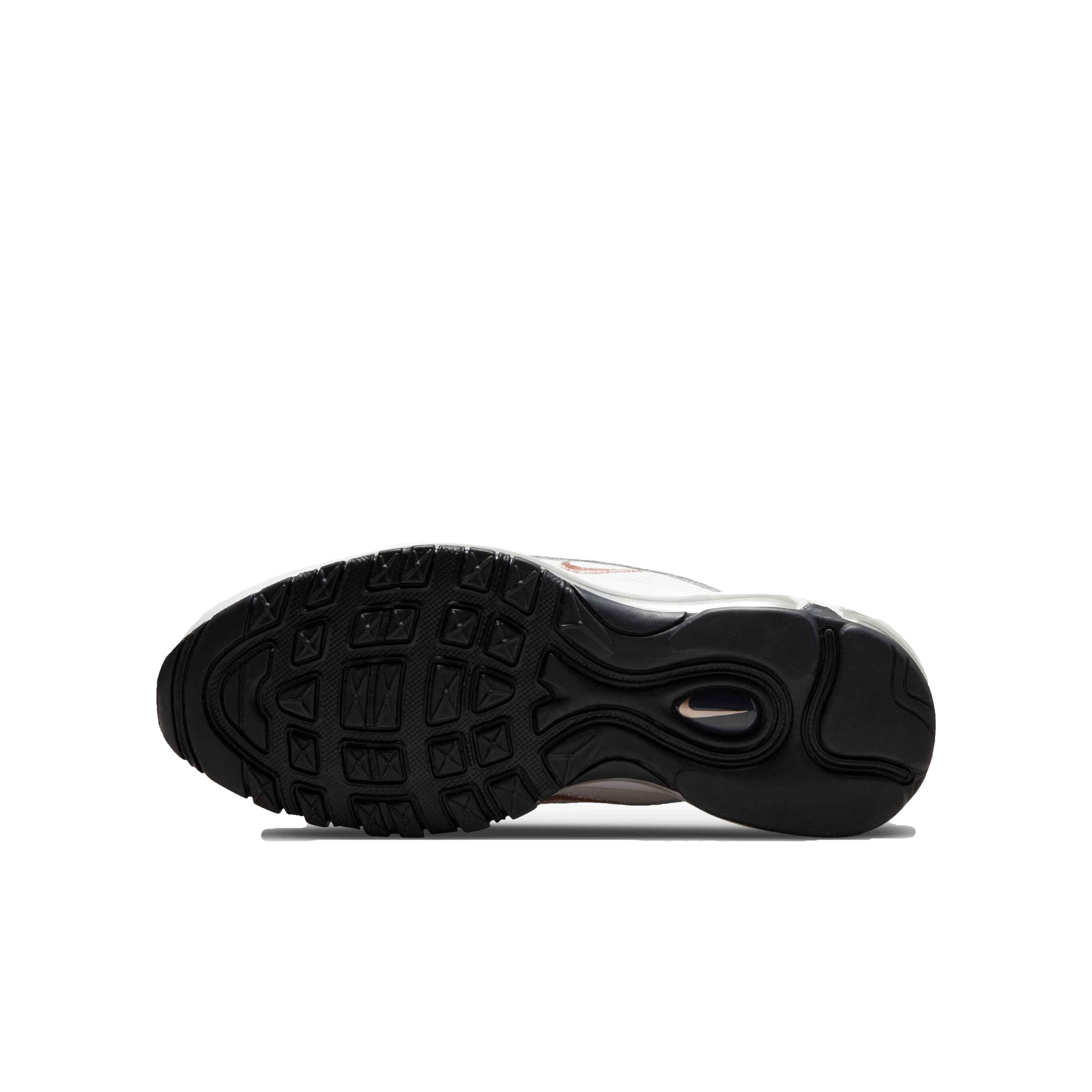 Nike Air Max 97 "White/Bronze" Grade School Boys' Shoe - WHITE Thumbnail View 6