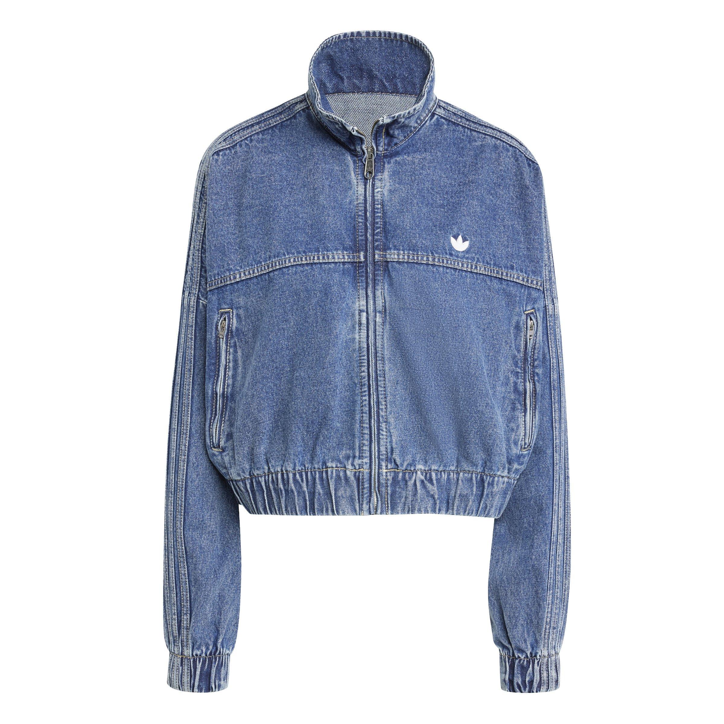 ★送料・関税込★adidas★Premium Denim Track Top★ adidas Originals Women's Premium Essentials Denim Track Top