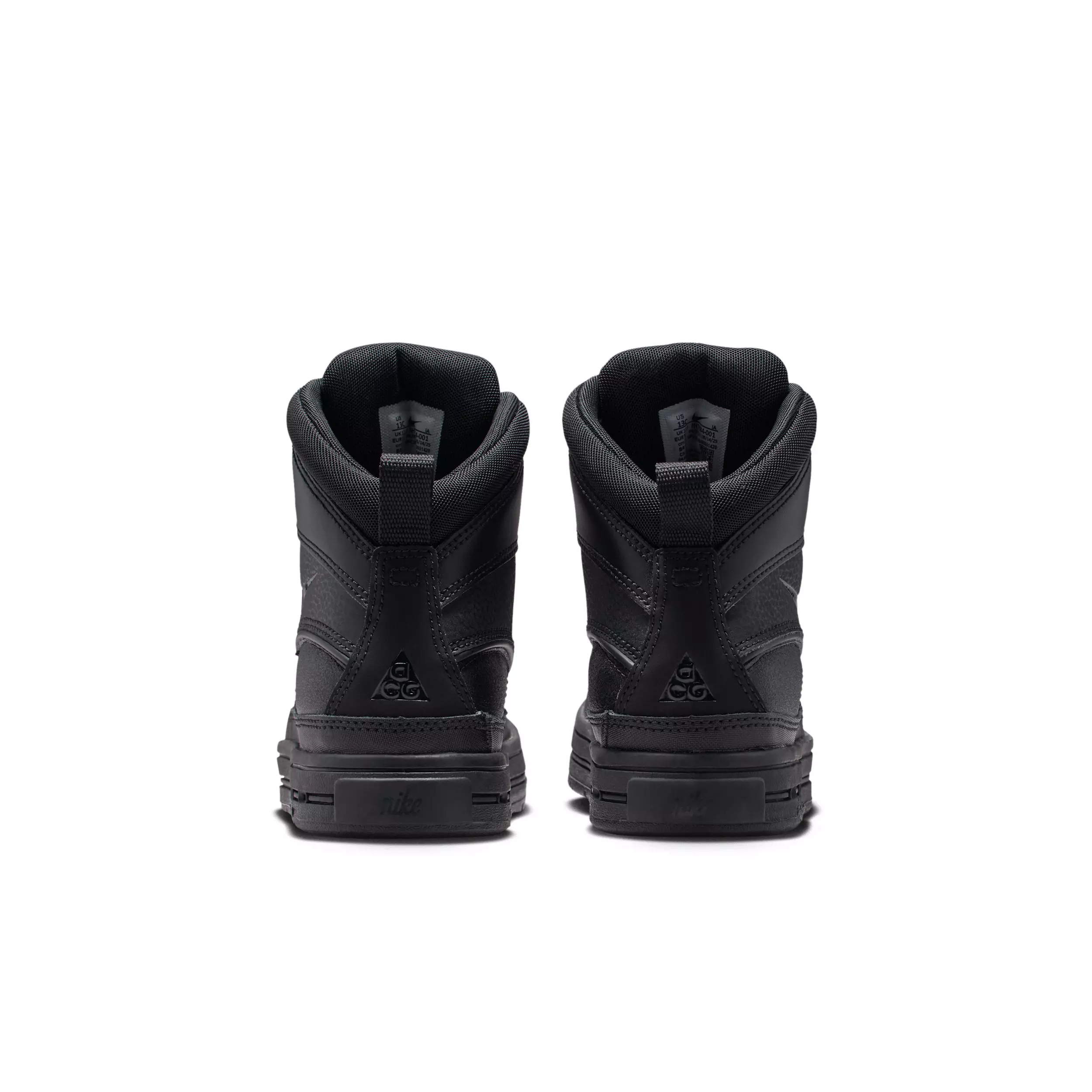 Nike Woodside 2 High "Black/Black/Black" Preschool Boys' Boot - BLACK/BLACK/BLACK