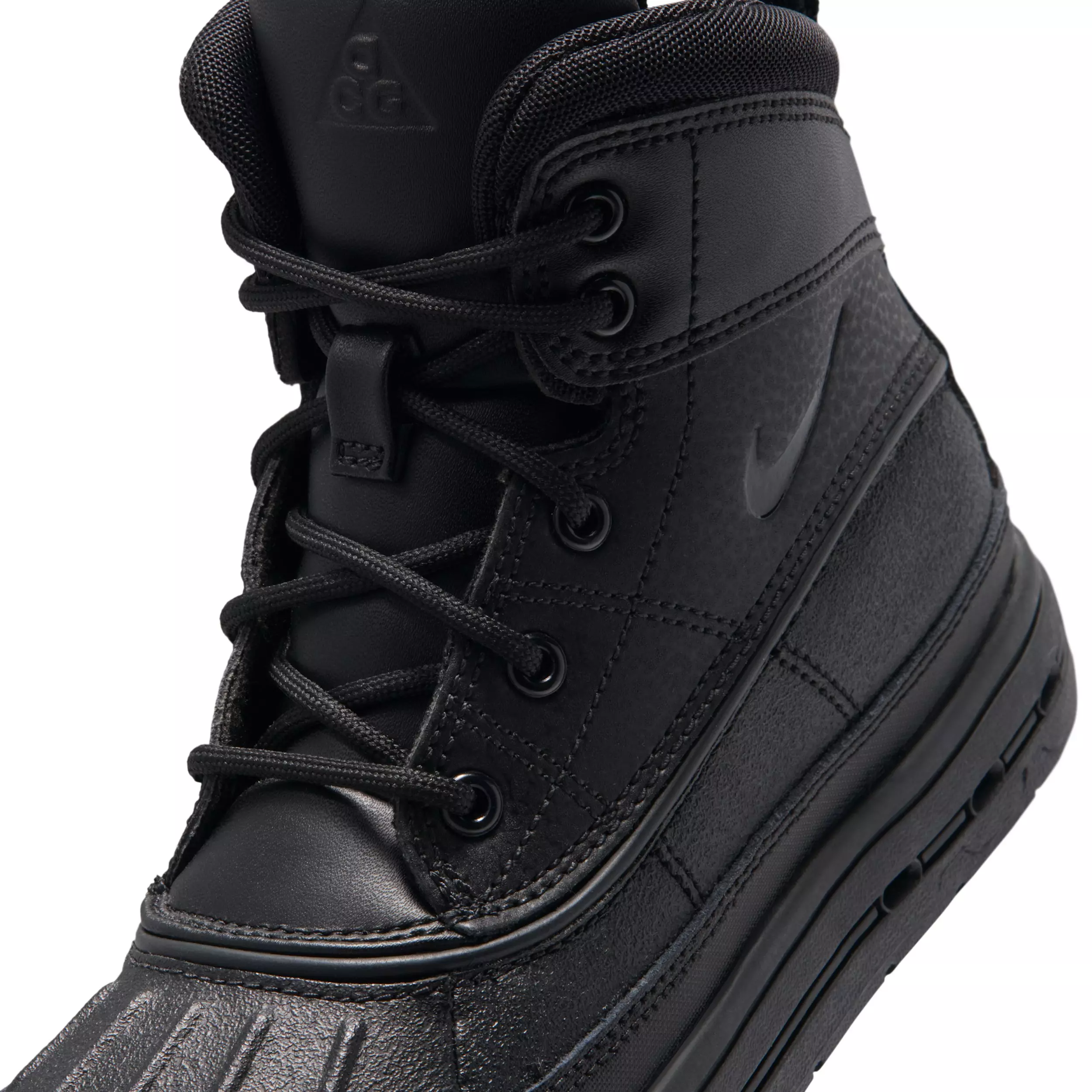 Nike Woodside 2 High "Black/Black/Black" Preschool Boys' Boot - BLACK/BLACK/BLACK