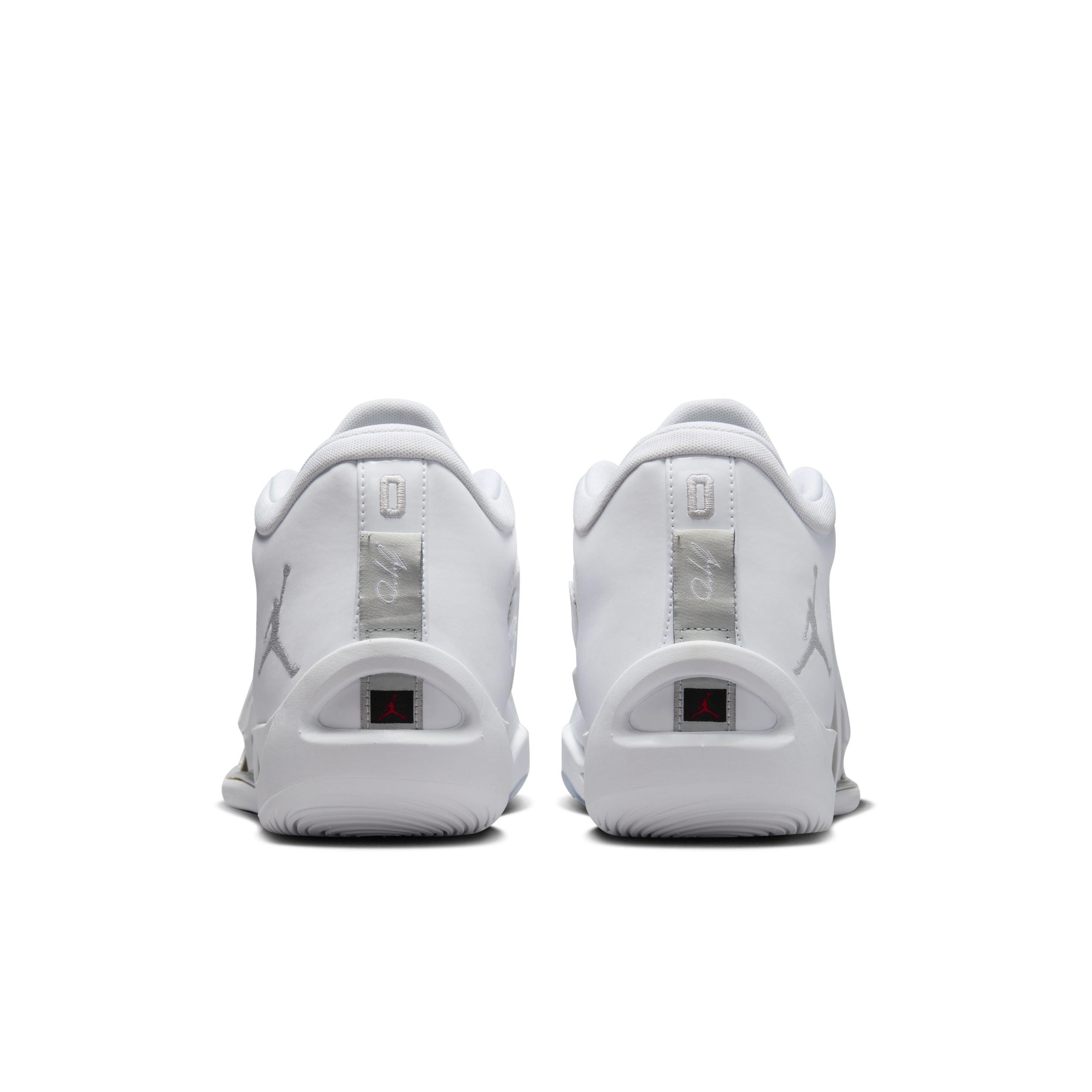 Jordan Tatum 1 TB "White/Grey Fog/White" Men's Basketball Shoe - WHITE/GREY/WHITE Thumbnail View 5