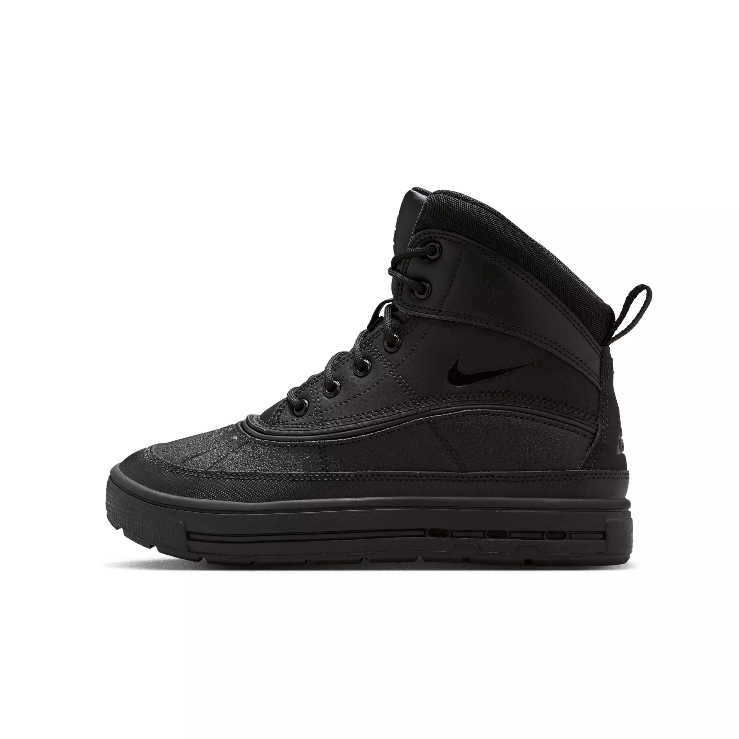 Nike Woodside 2 High "Black/Black/Black" Grade School Boys' Boot - BLACK/BLACK/BLACK