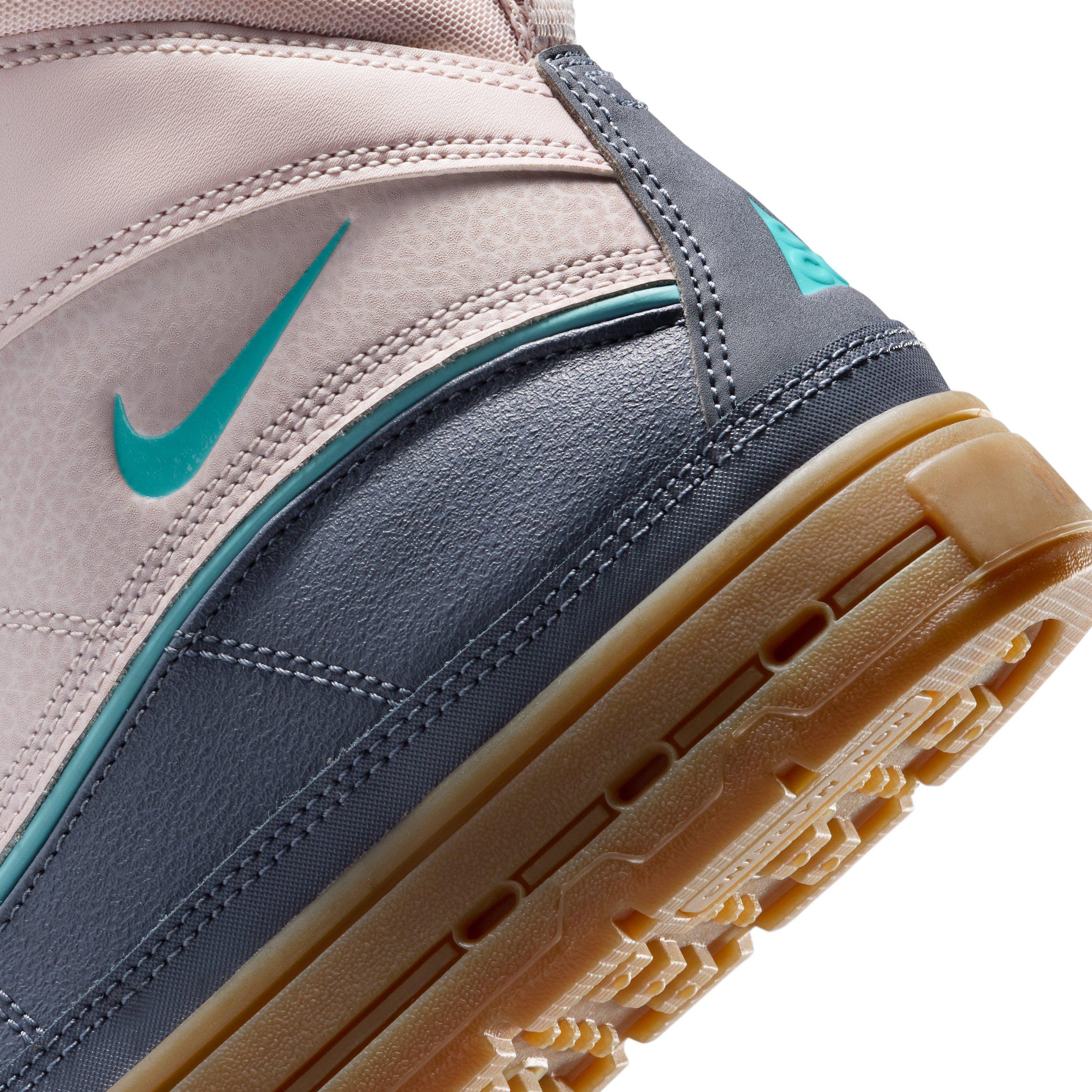Nike Woodside 2 High Grade School Girls' "Platinum Violet/Carbon/Gum Light Brown/Turquoise" Boot