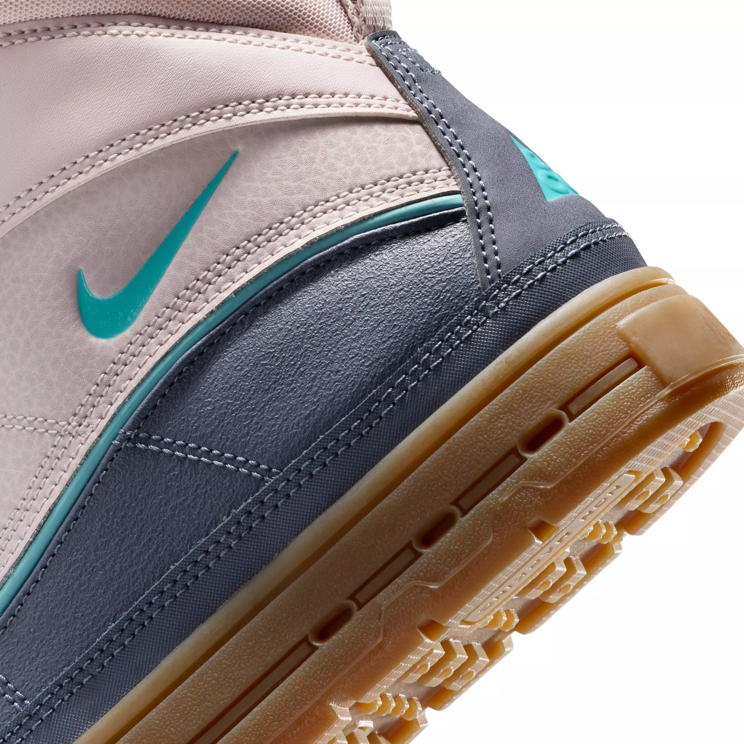 Nike Woodside 2 High "Platinum Violet/Carbon/Gum Light Brown/Turquoise" Grade School Girls' Boot - PLATINUM VIOLET/LT CARBON/LT BROWN/TURQUOISE
