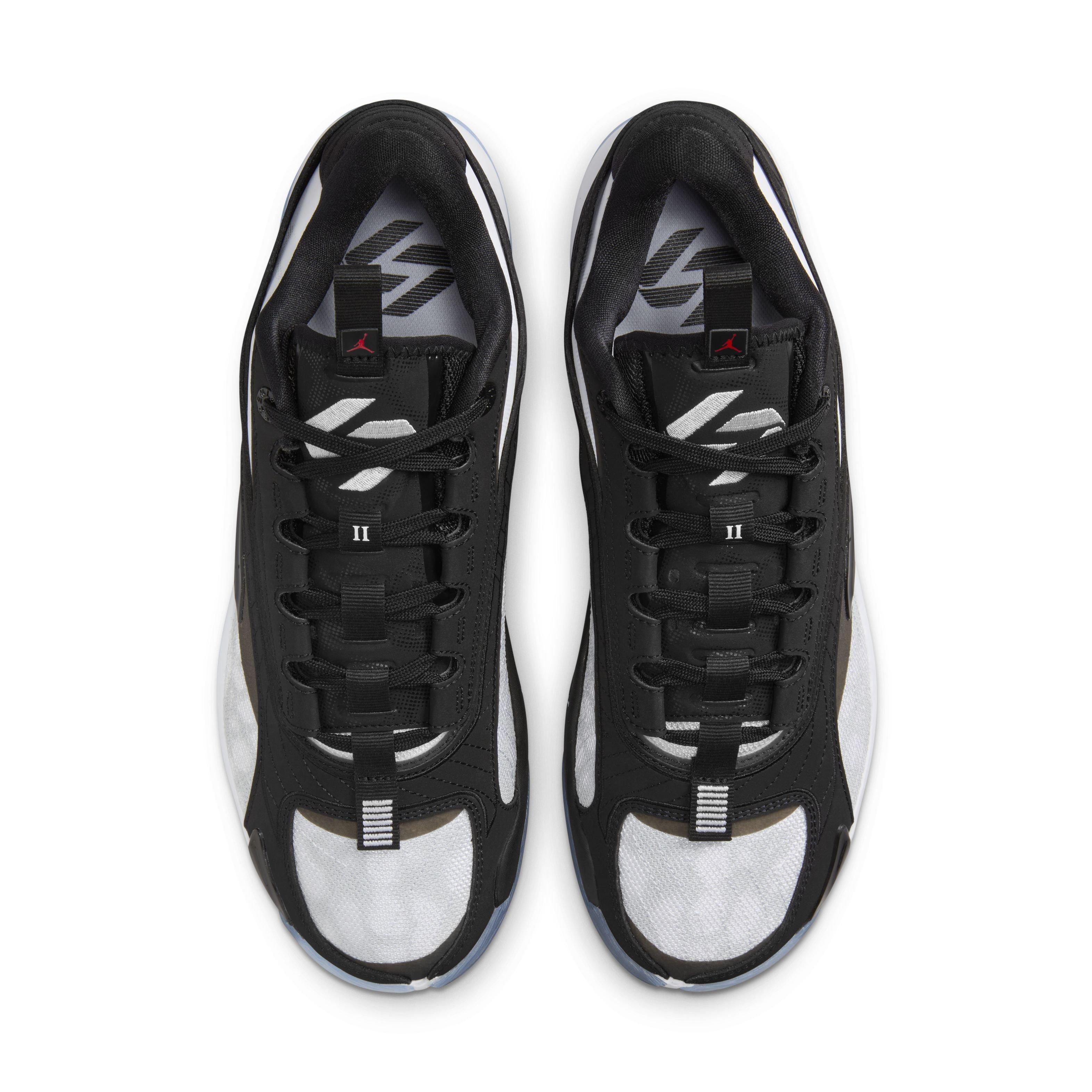 Jordan Luka 2 TB "White/Black/Pure Platinum" Men's Basketball Shoe - WHITE/BLACK/PLATINUM Thumbnail View 4