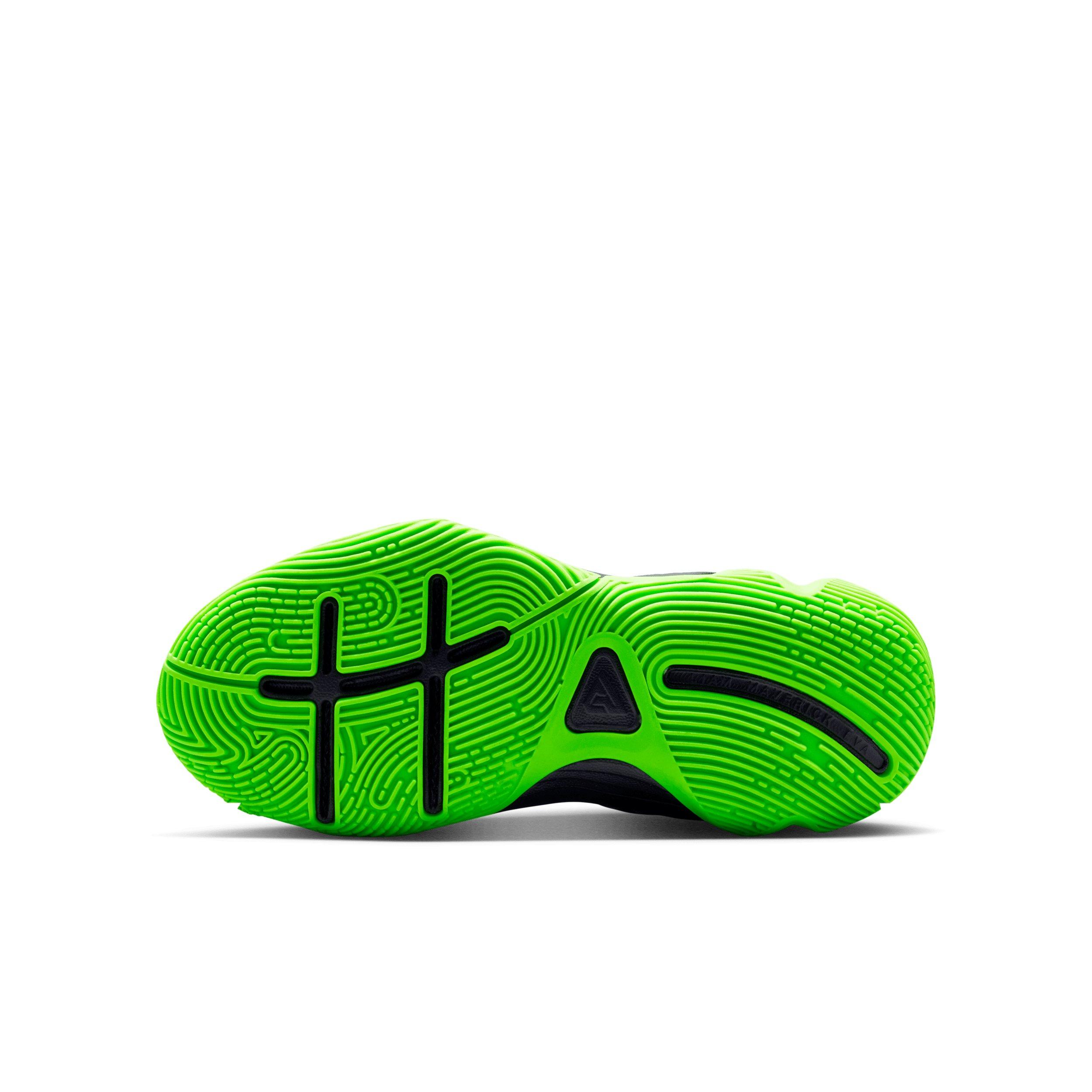 Nike Giannis Immortality 4 Grade School Boys' "Blue Void/Green Strike/Purple/Black" Basketball Shoe