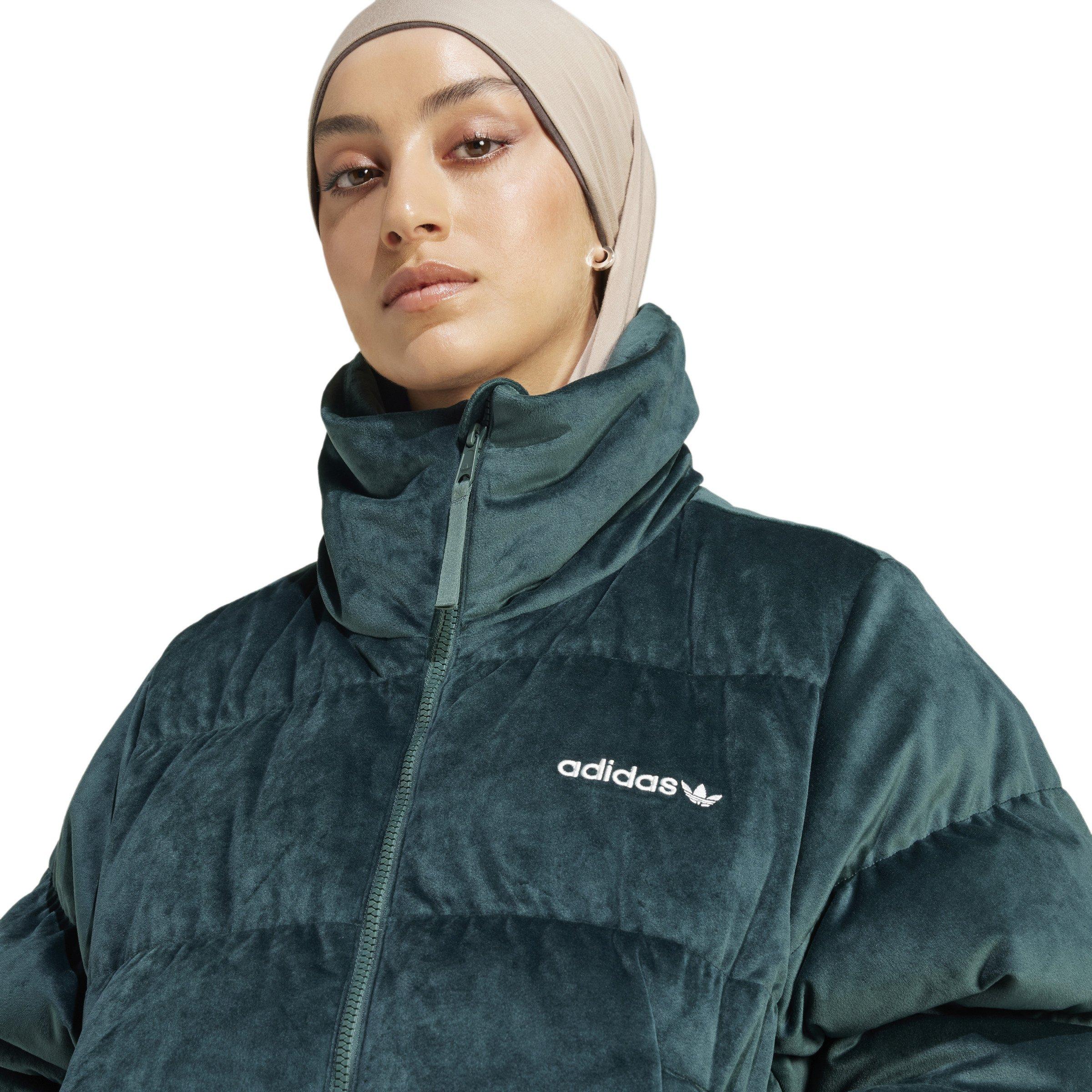 adidas Originals Women's Regen Velvet Down Puffer Jacket