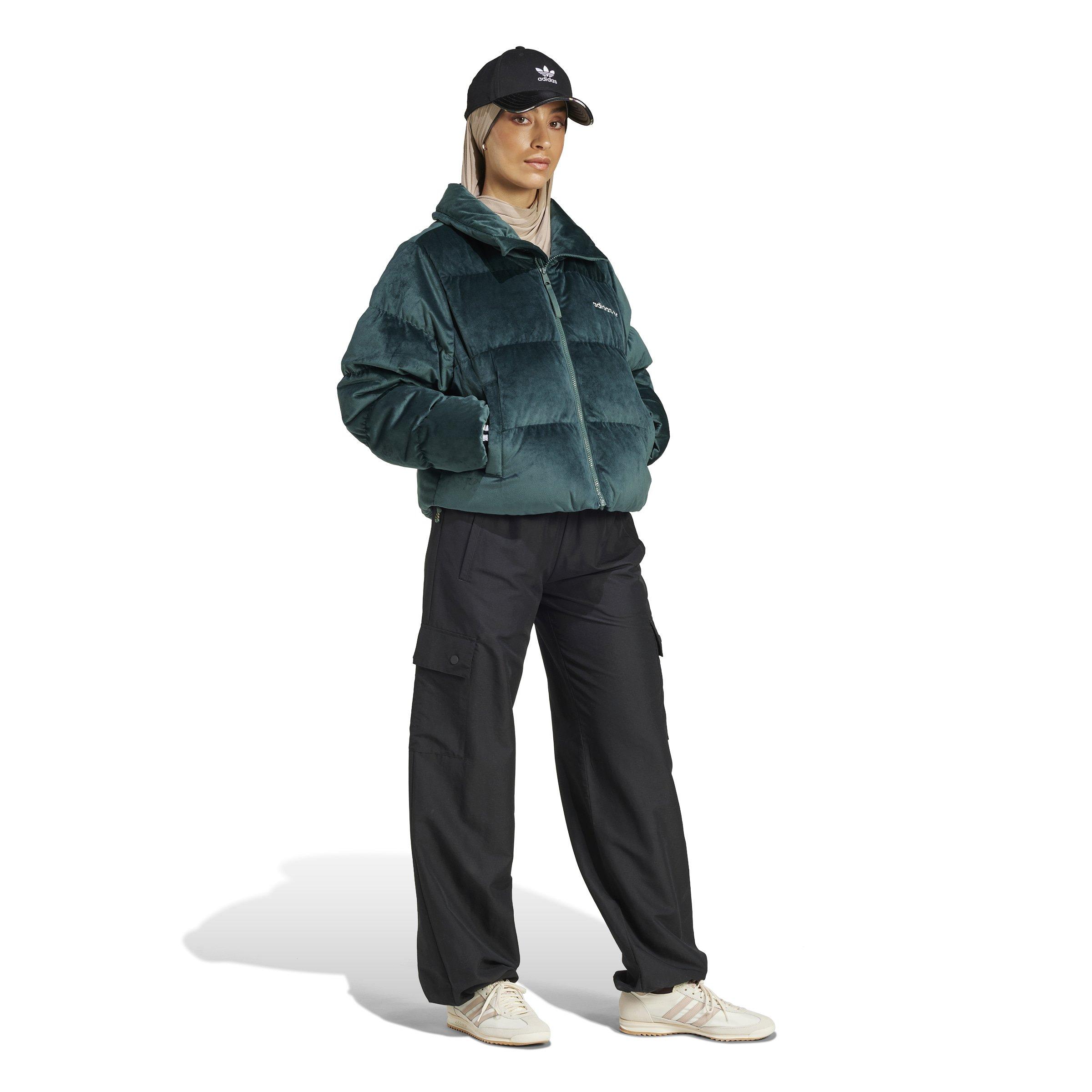 【adidas】Regen Velvet Down Jacket ベルベットジャケット Adidas Original Regen Velvet Down Puffer Jacket