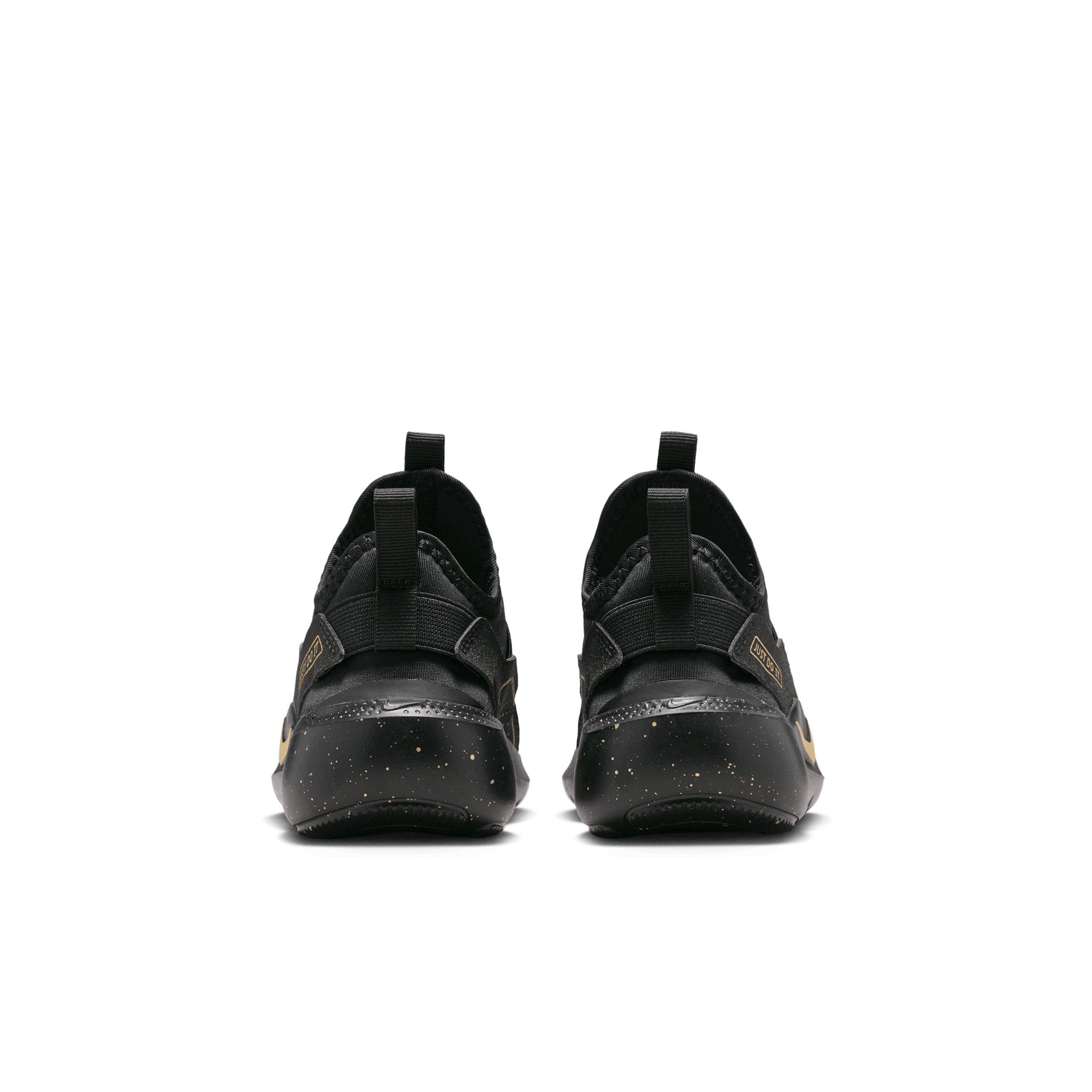 Nike Flex Runner 4 SE Preschool Boys' "Black/Black/Metallic Gold" Running Shoe