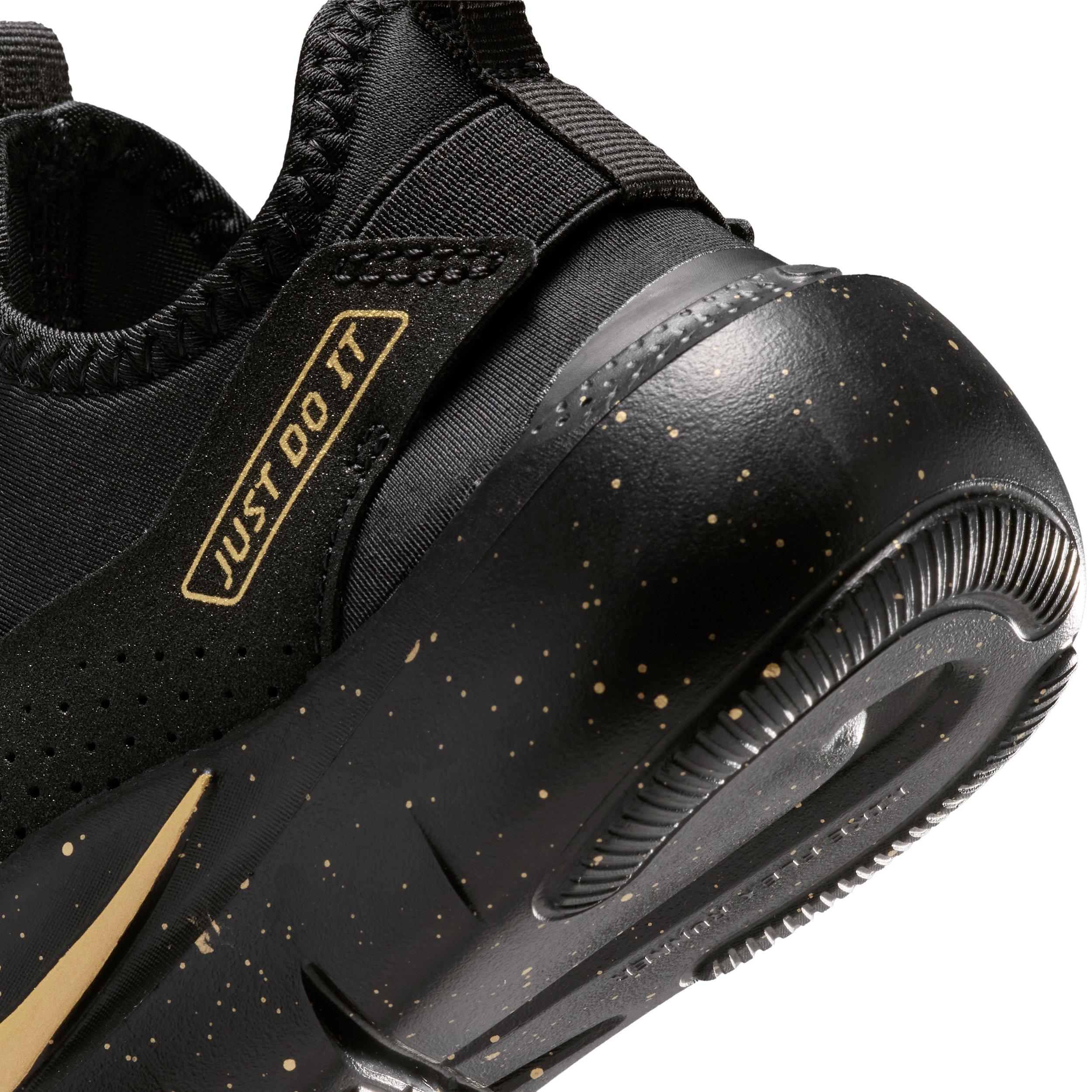 Nike Flex Runner 4 SE Preschool Boys' "Black/Black/Metallic Gold" Running Shoe