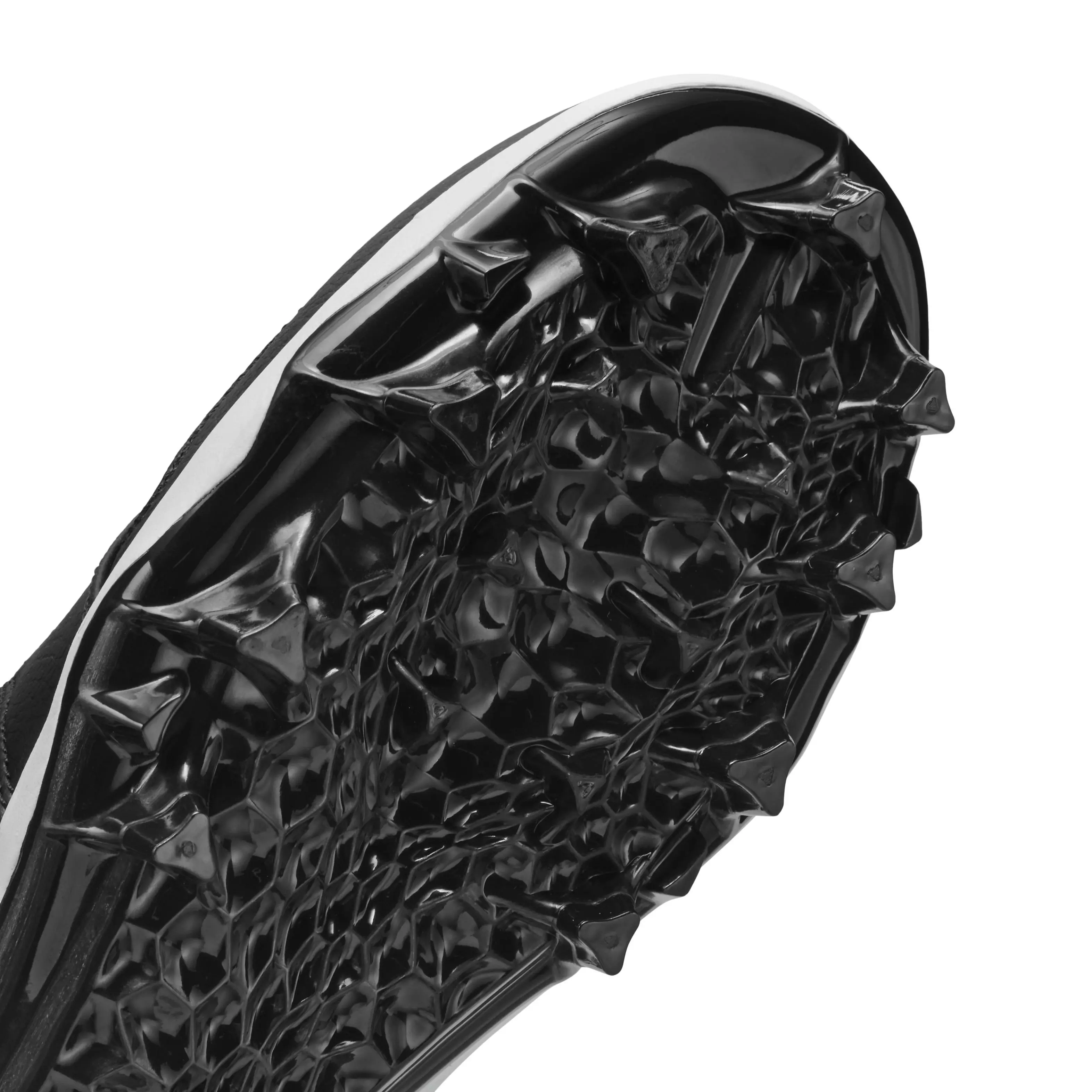 Jordan 1 Mid TD "White/Black" Men's Football Cleat - WHITE/BLACK/BLACK