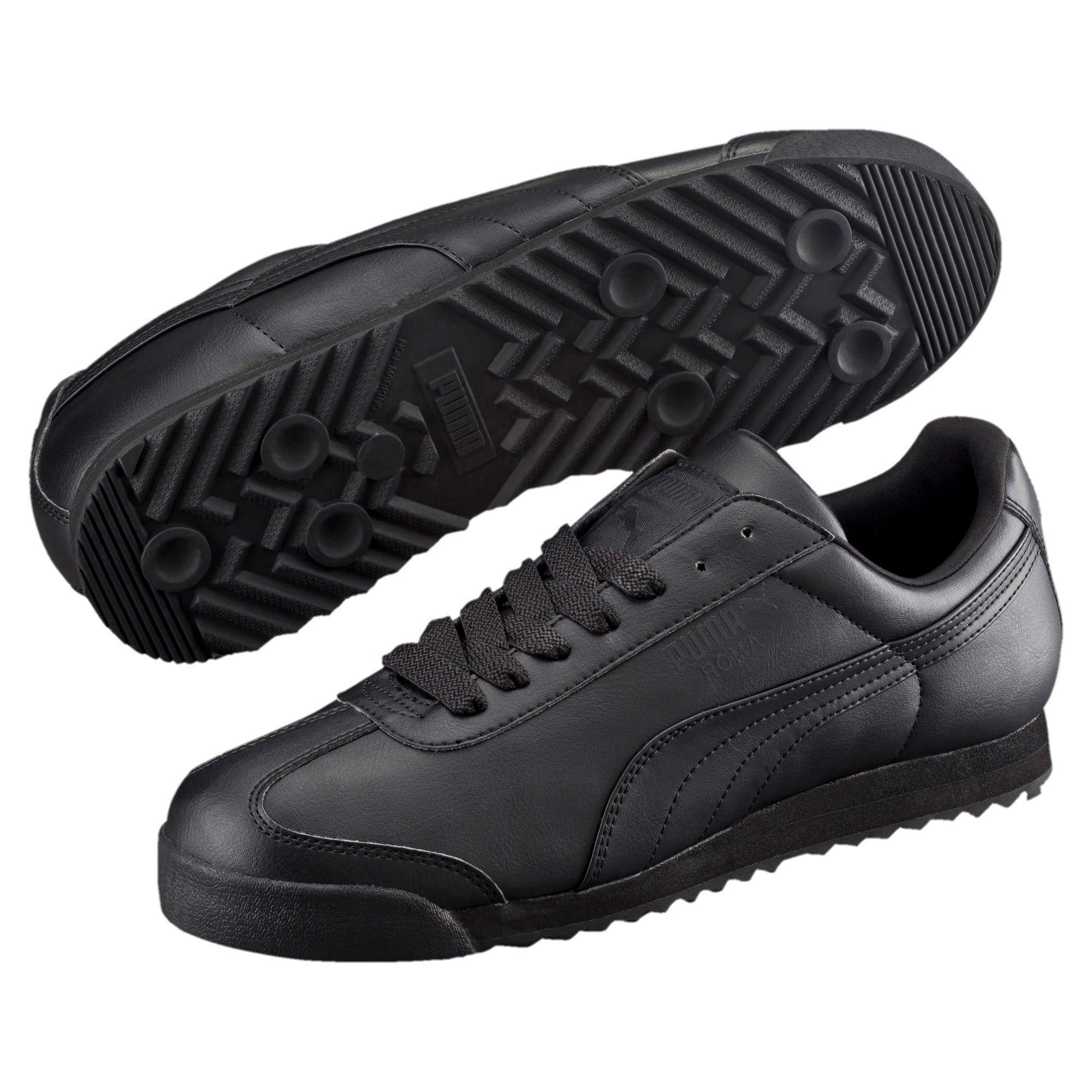 Puma roma shoes on sale black