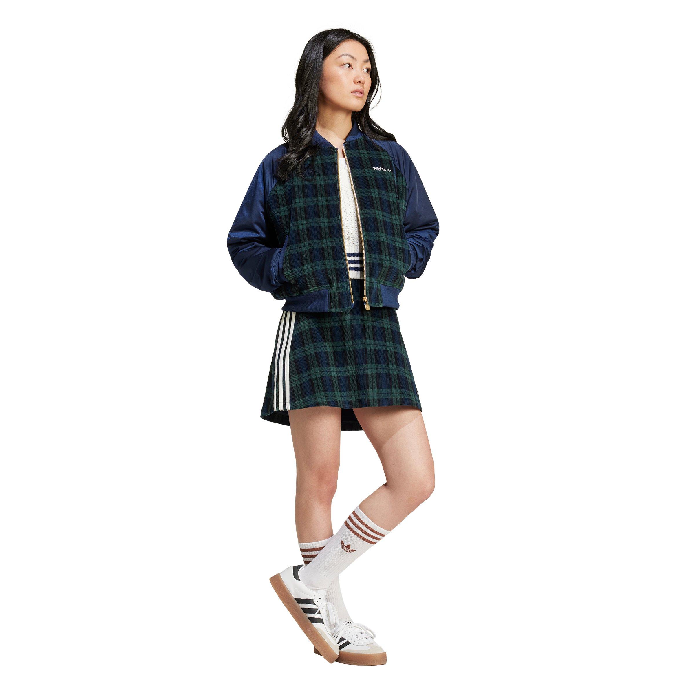 【adidas】TARTAN COLLEGIATE JACKET アディダス Adidas Originals Tartan Track Jacket Collegiate Navy/White