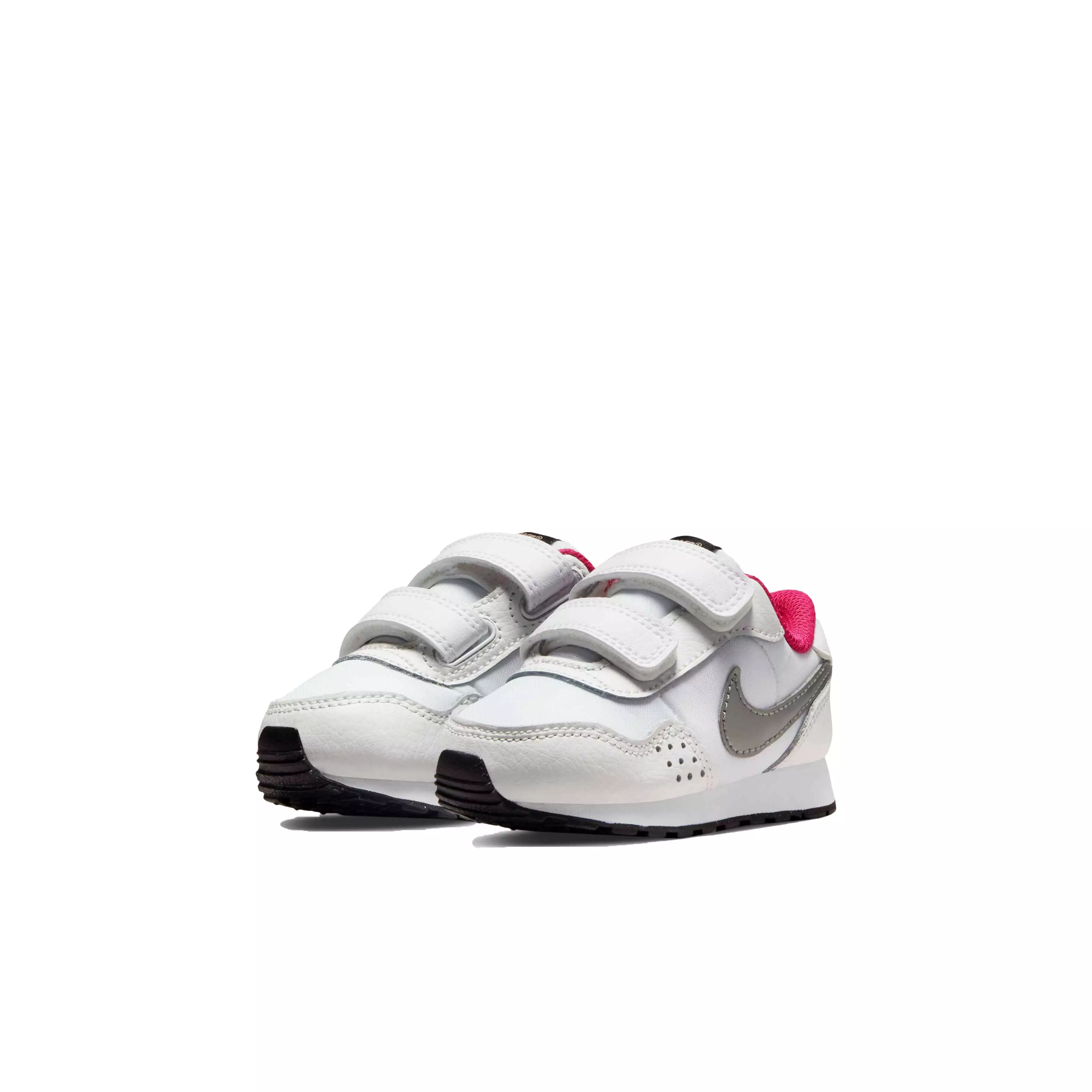 Nike MD Valiant "White/Metallic Pewter/Summit White/Black" Infant Boys' Shoe - WHITE