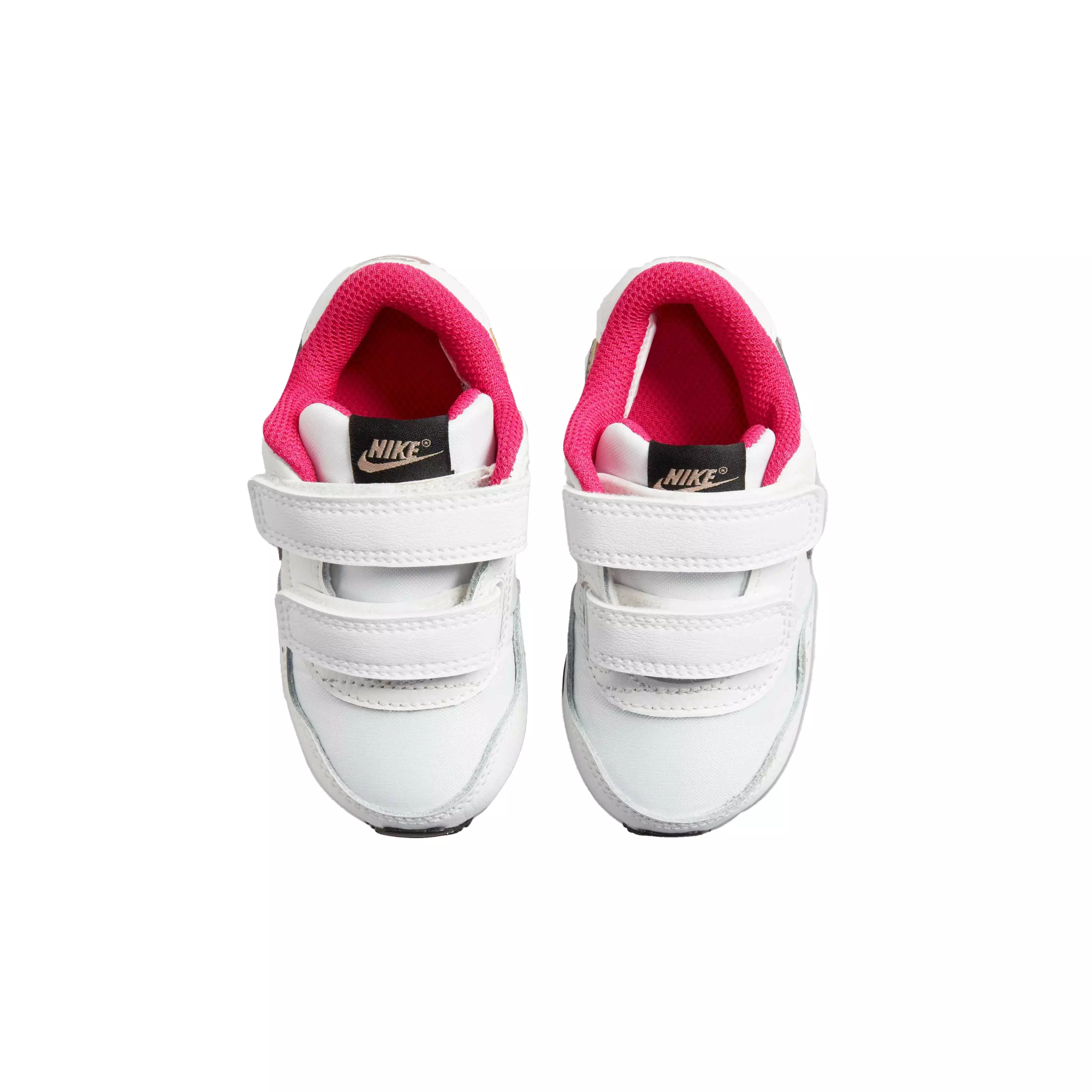 Nike MD Valiant "White/Metallic Pewter/Summit White/Black" Infant Boys' Shoe - WHITE