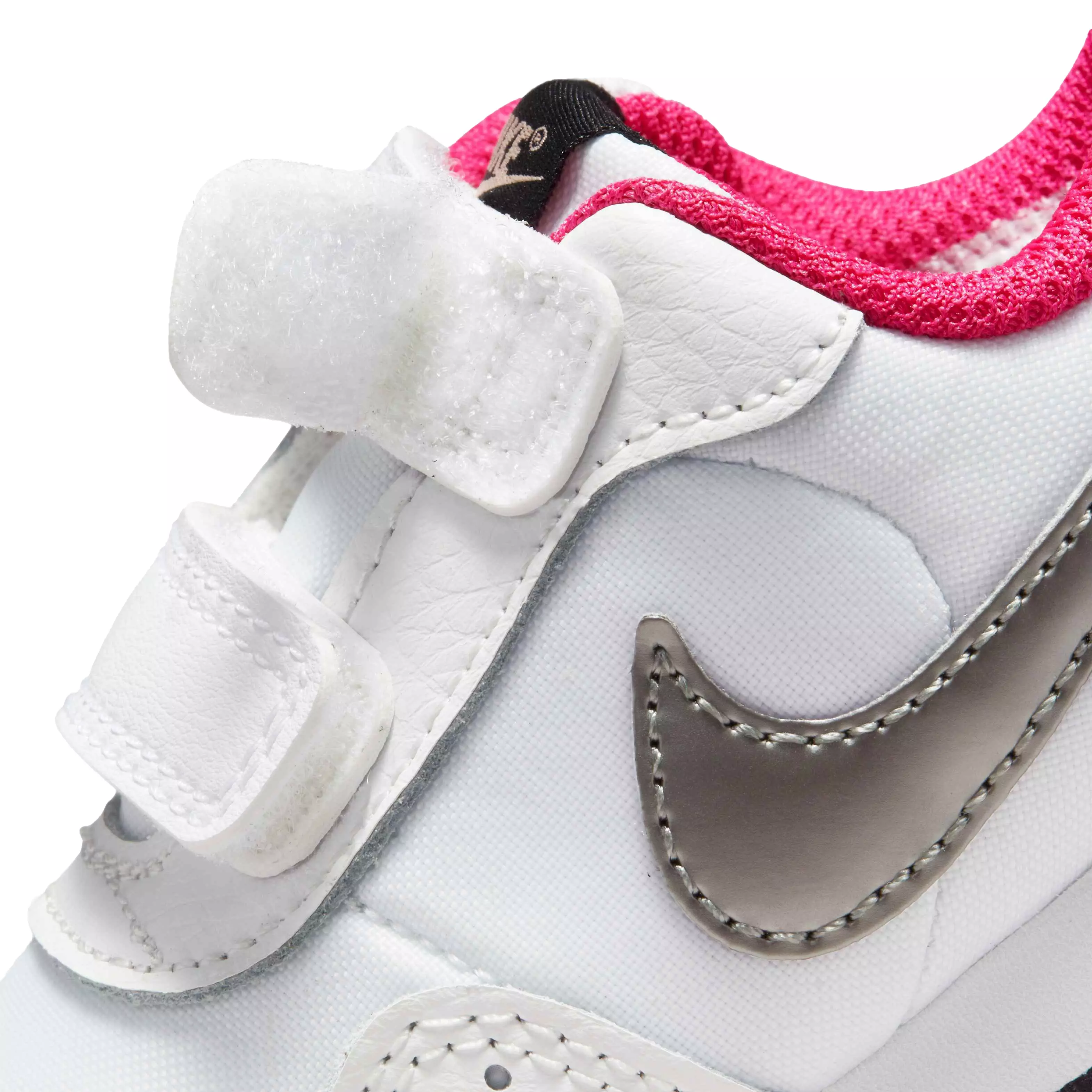 Nike MD Valiant "White/Metallic Pewter/Summit White/Black" Infant Boys' Shoe - WHITE