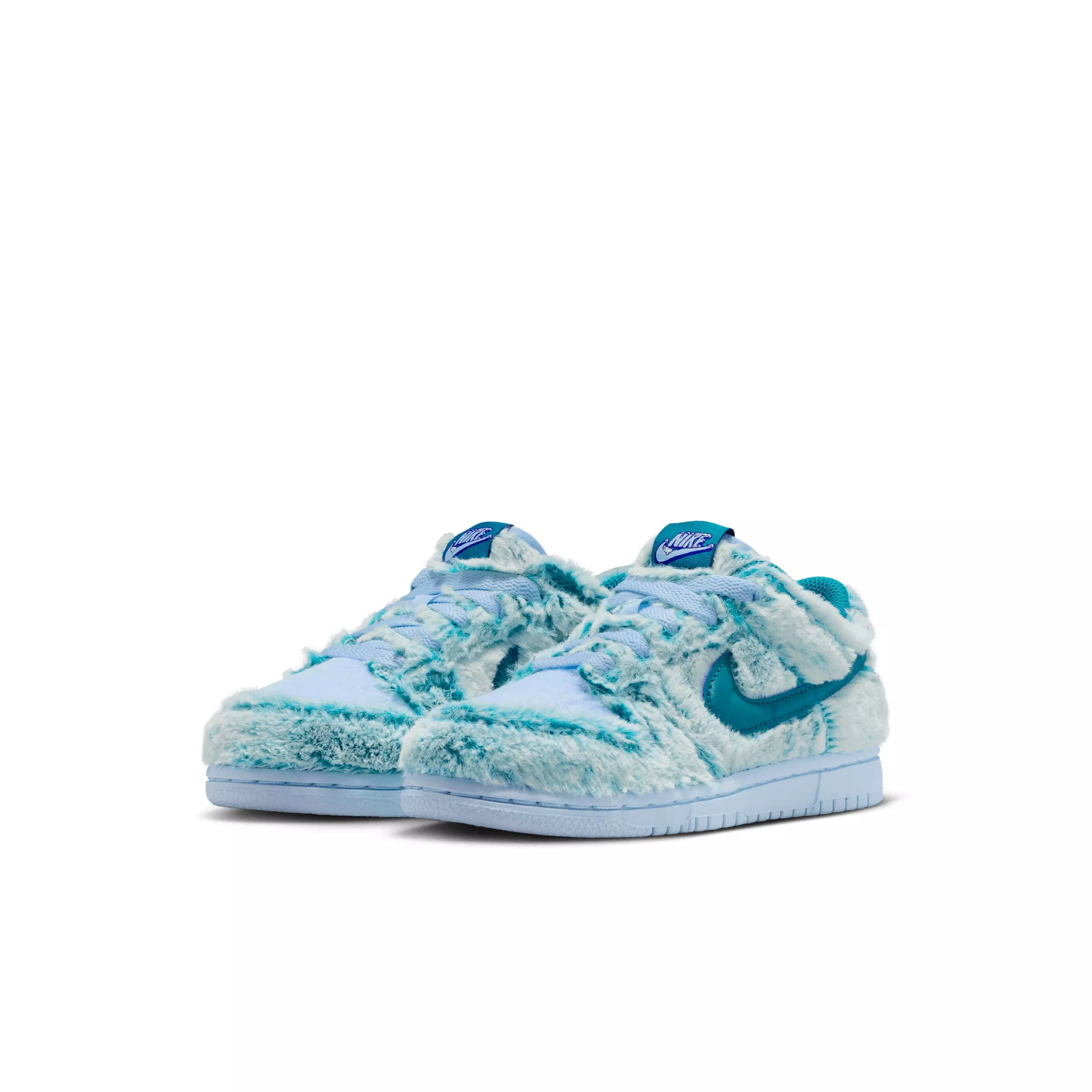 Nike Dunk Low "Celestine Blue/White/Green Abyss" Preschool Boys' Shoe - BLUE/WHITE/GREEN