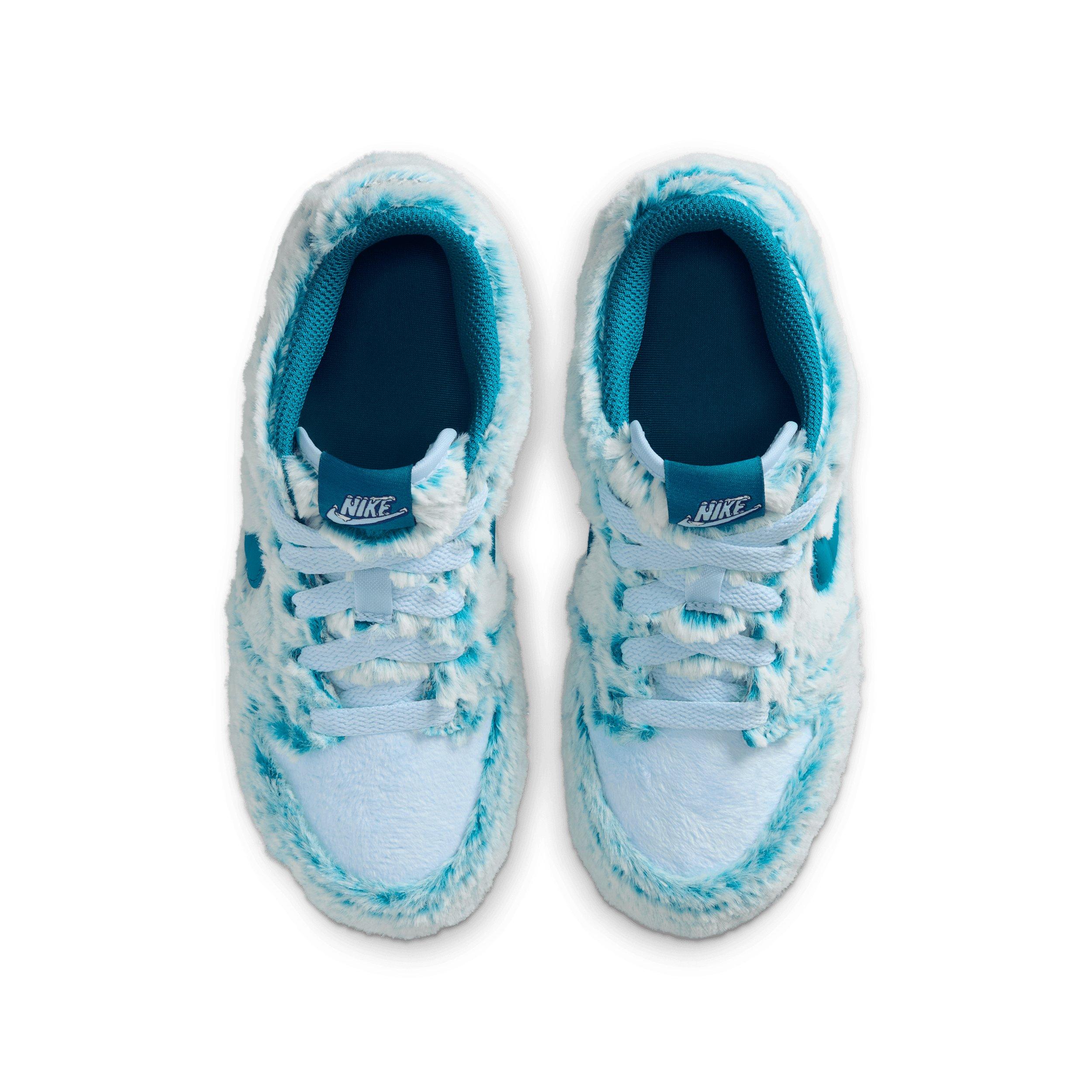 Nike Dunk Low Preschool Boys' "Celestine Blue/White/Green Abyss" Shoe