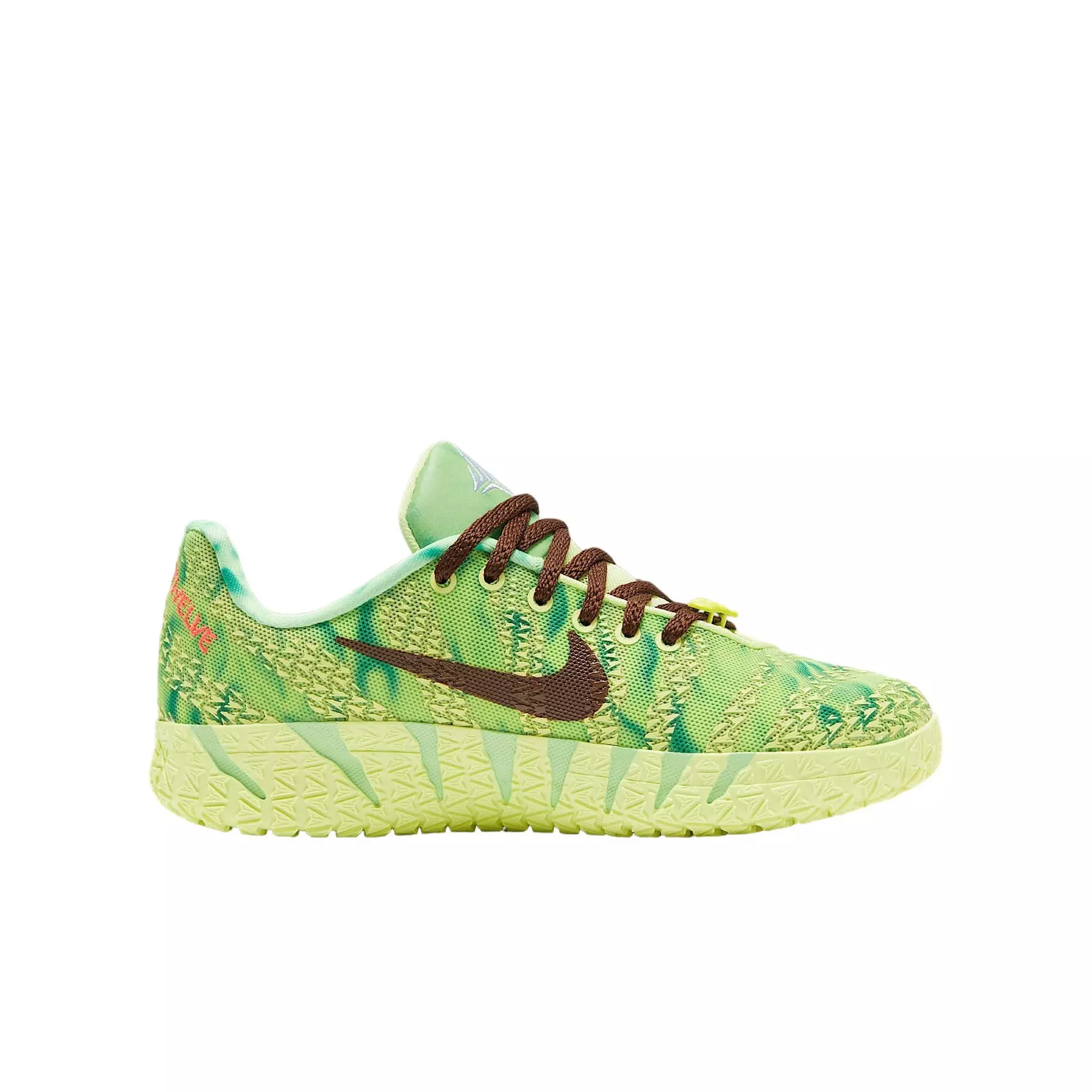 Nike Ja 3 "Light Lemon Twist/Hemp/Bright Crimson/Black" Grade School Boys' Basketball Shoe - LT LEMON/HEMP/CRIMSON/BLACK