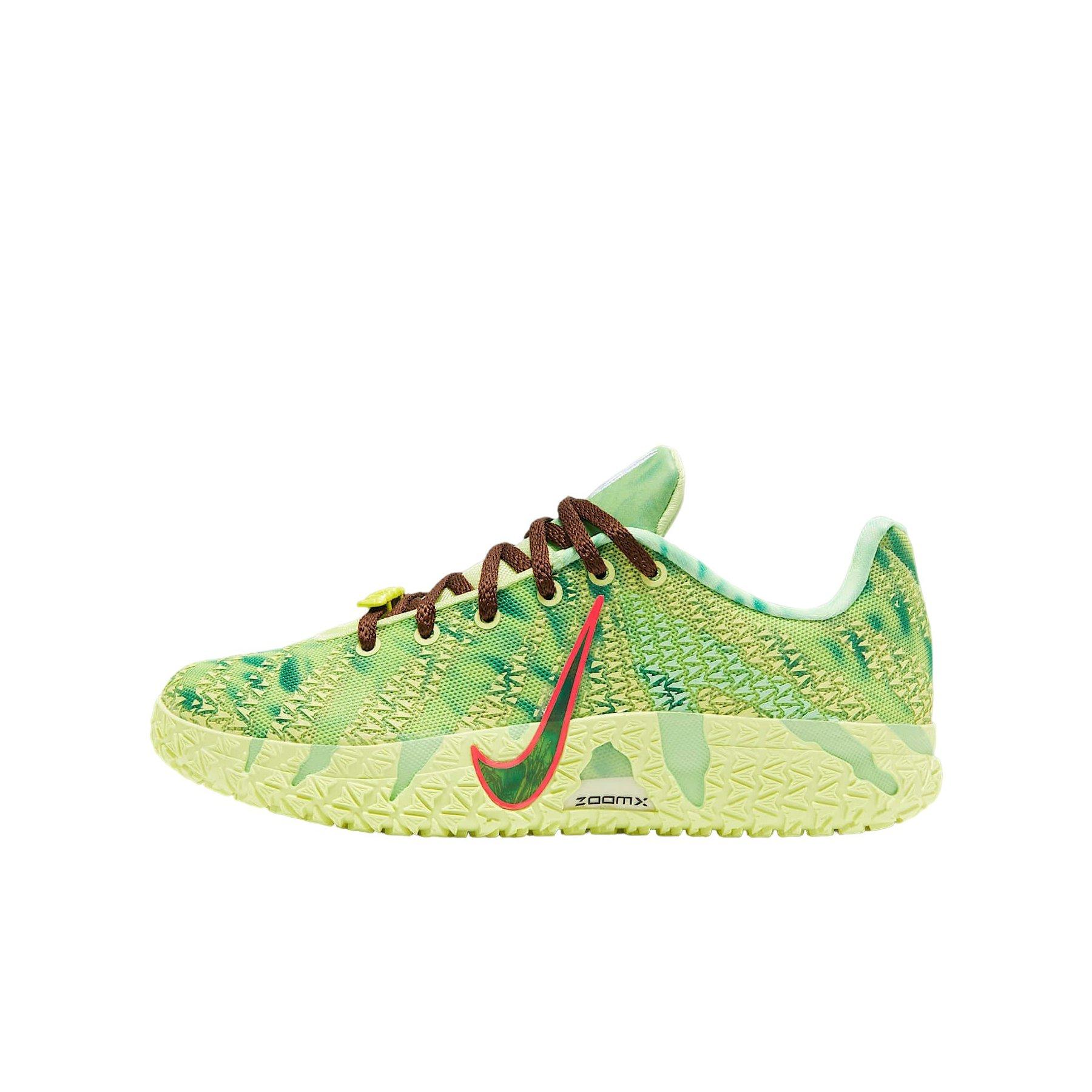 Nike Ja 3 Grade School Boys' "Light Lemon Twist/Hemp/Bright Crimson/Black" Basketball Shoe