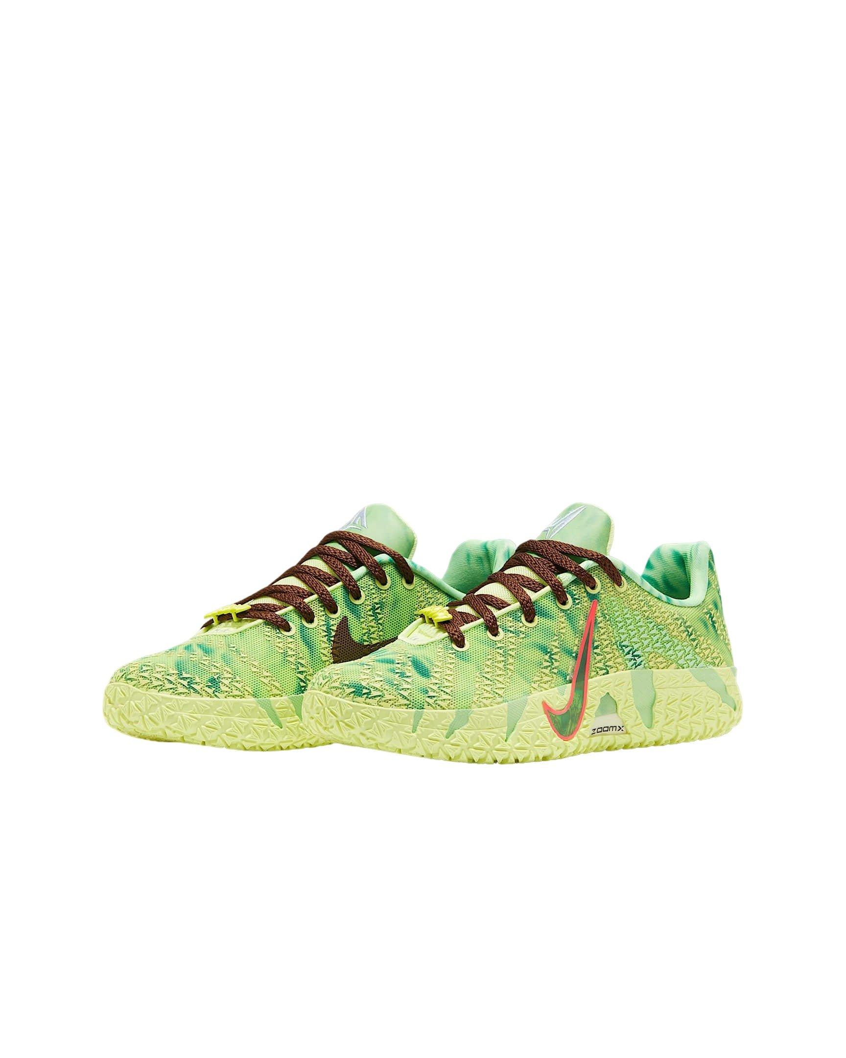 Nike Ja 3 Grade School Boys' "Light Lemon Twist/Hemp/Bright Crimson/Black" Basketball Shoe