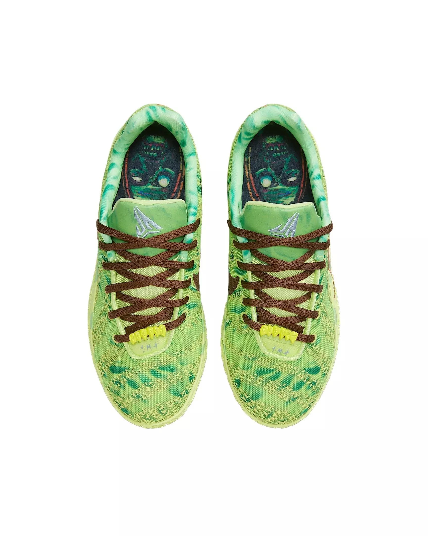 Nike Ja 3 "Spooky Season" Grade School Boys' Basketball Shoe - LT LEMON/HEMP/CRIMSON/BLACK